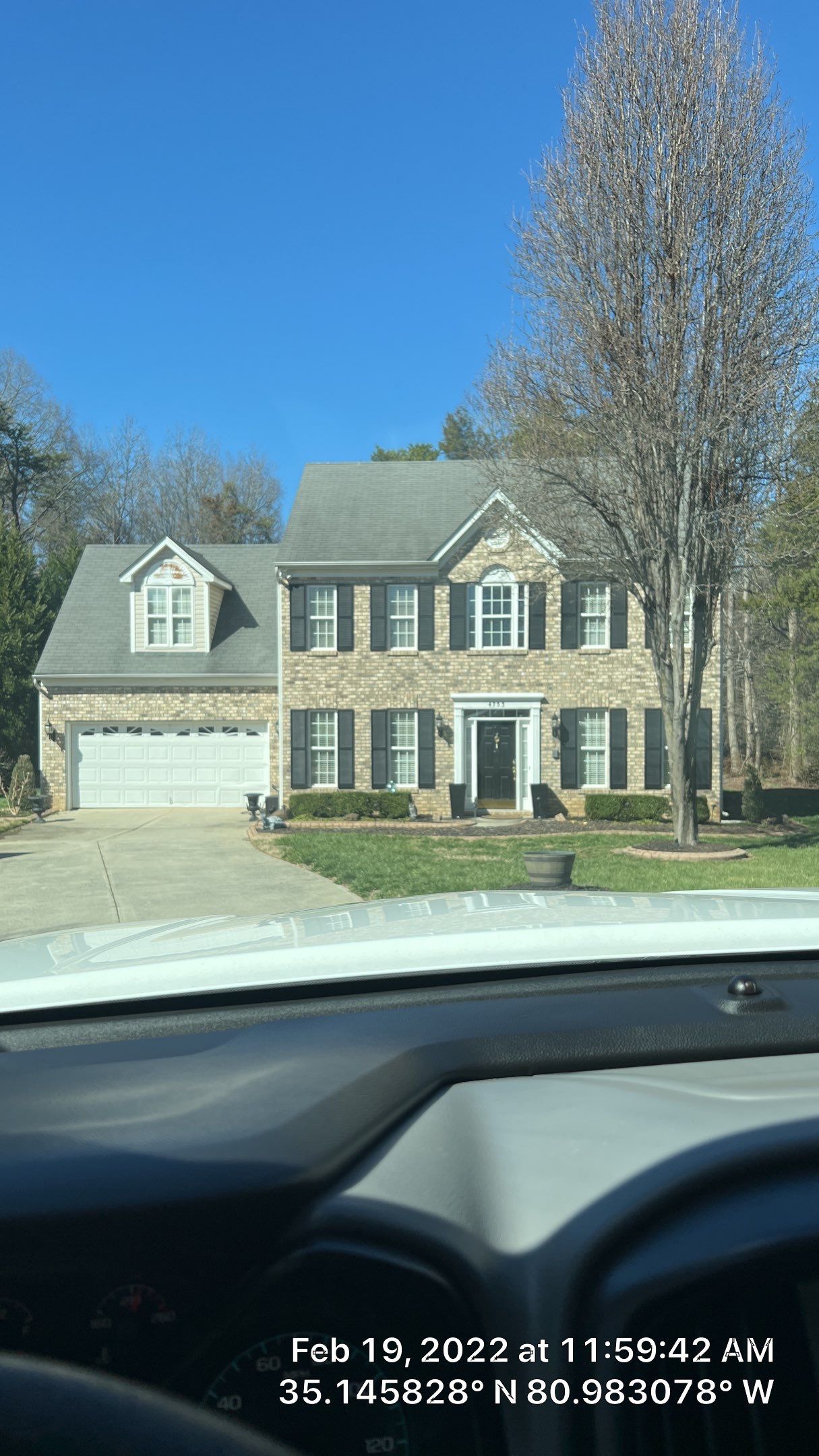 Roof replacement and interior repair by hail damage using Moire Black by Just Brilliant Restoration JBR
