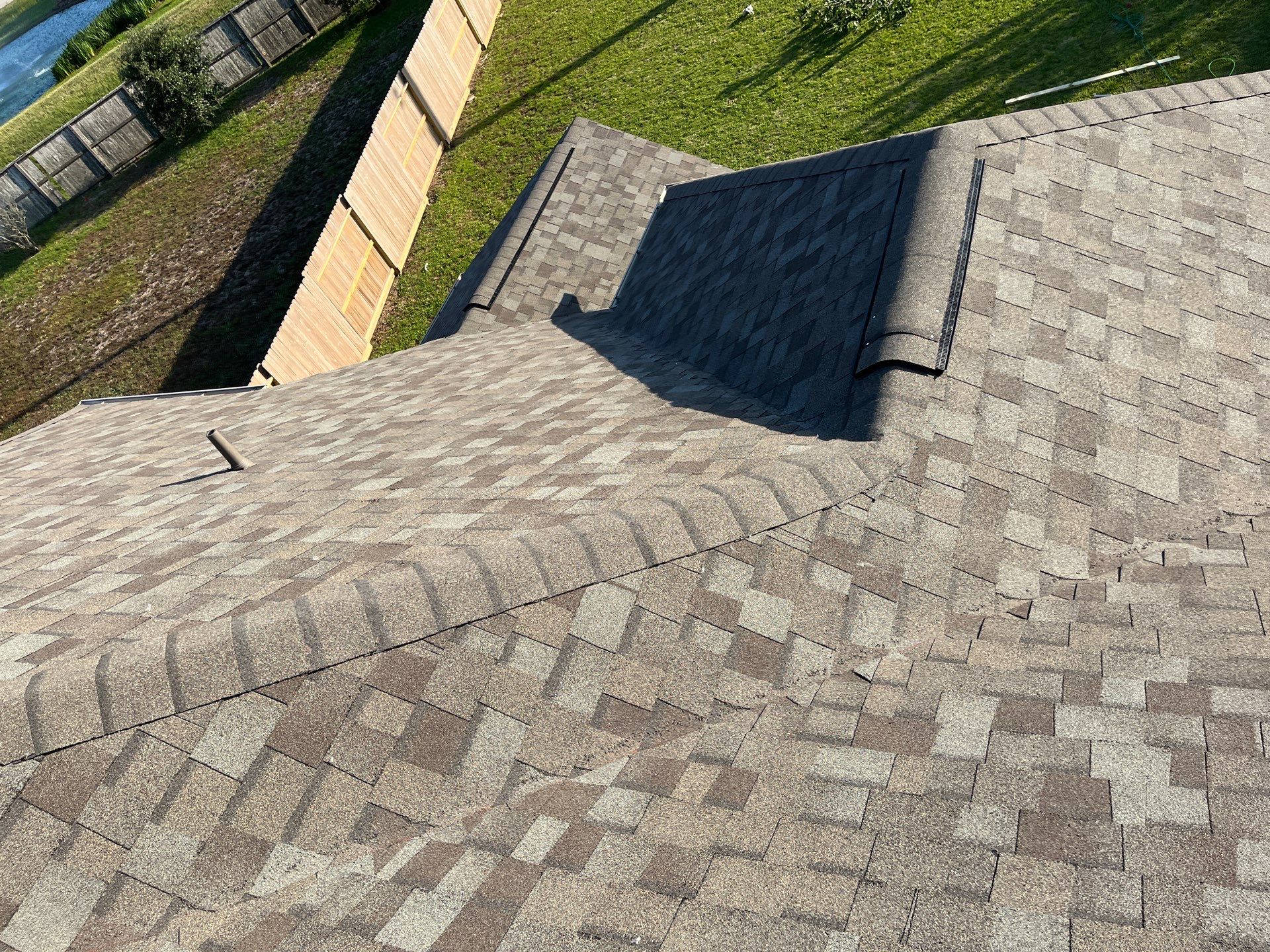 Residential Roofing Installation using Owen's Corning Duration (Lifetime) Shingles by Roof Repair Company