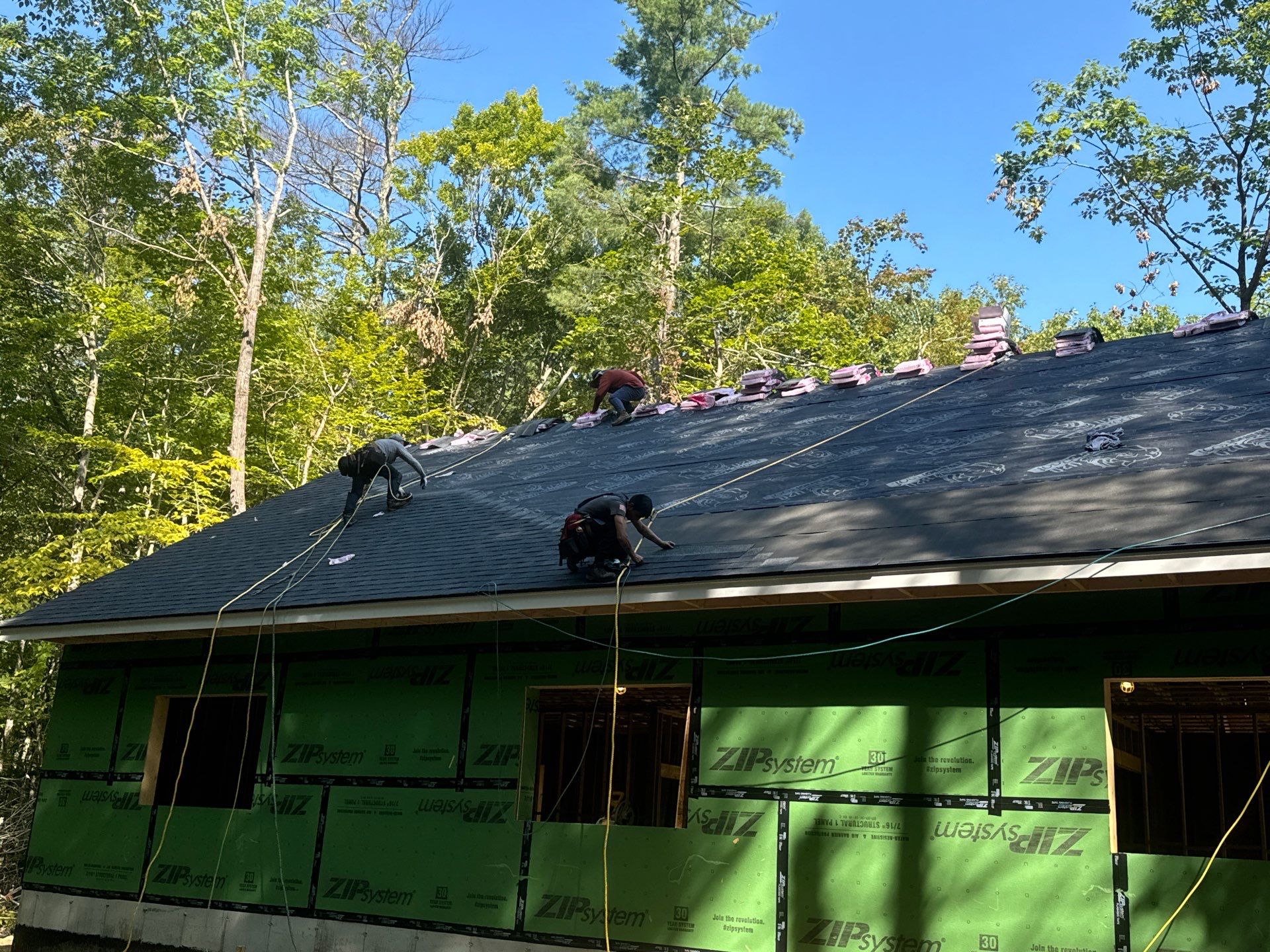 Nottingham, NH – New Construction Framing & Owens Corning Roof Installation by Tall pine roofing