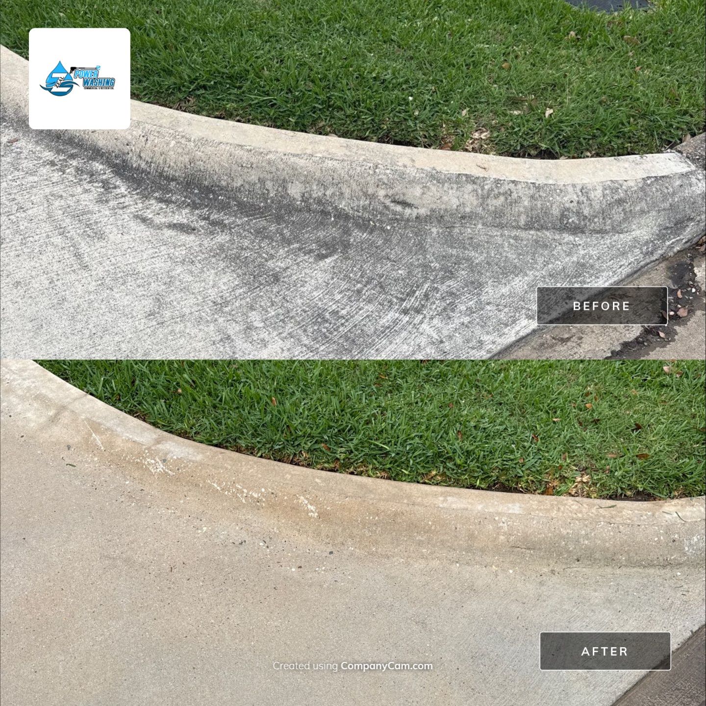 Night and day difference! by Zeal Power Washing