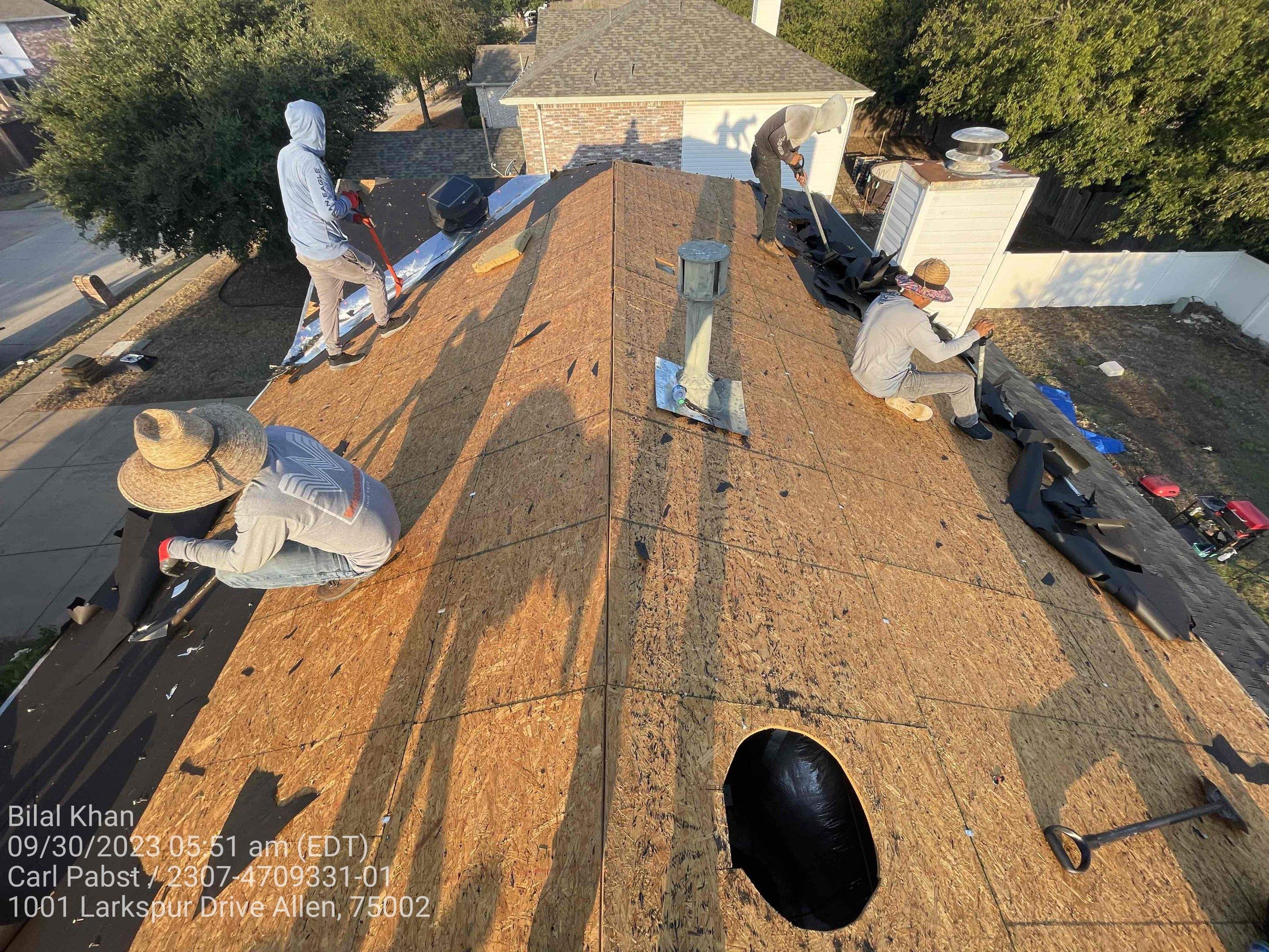 Project in Allen by Zeus Exteriors