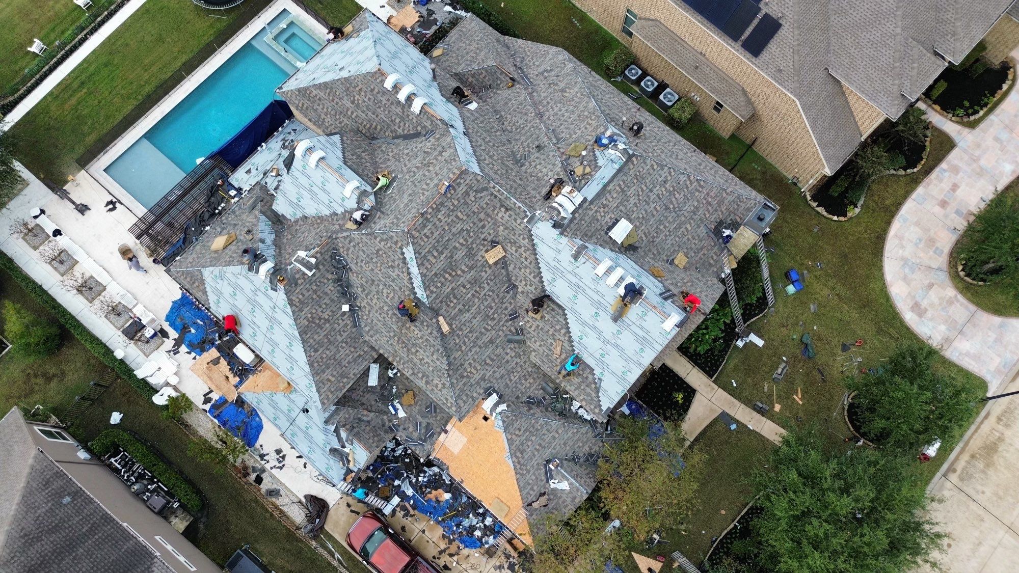 9,000 SQFT Roof Replacement completed in 1 day!  by Core Four Roofing