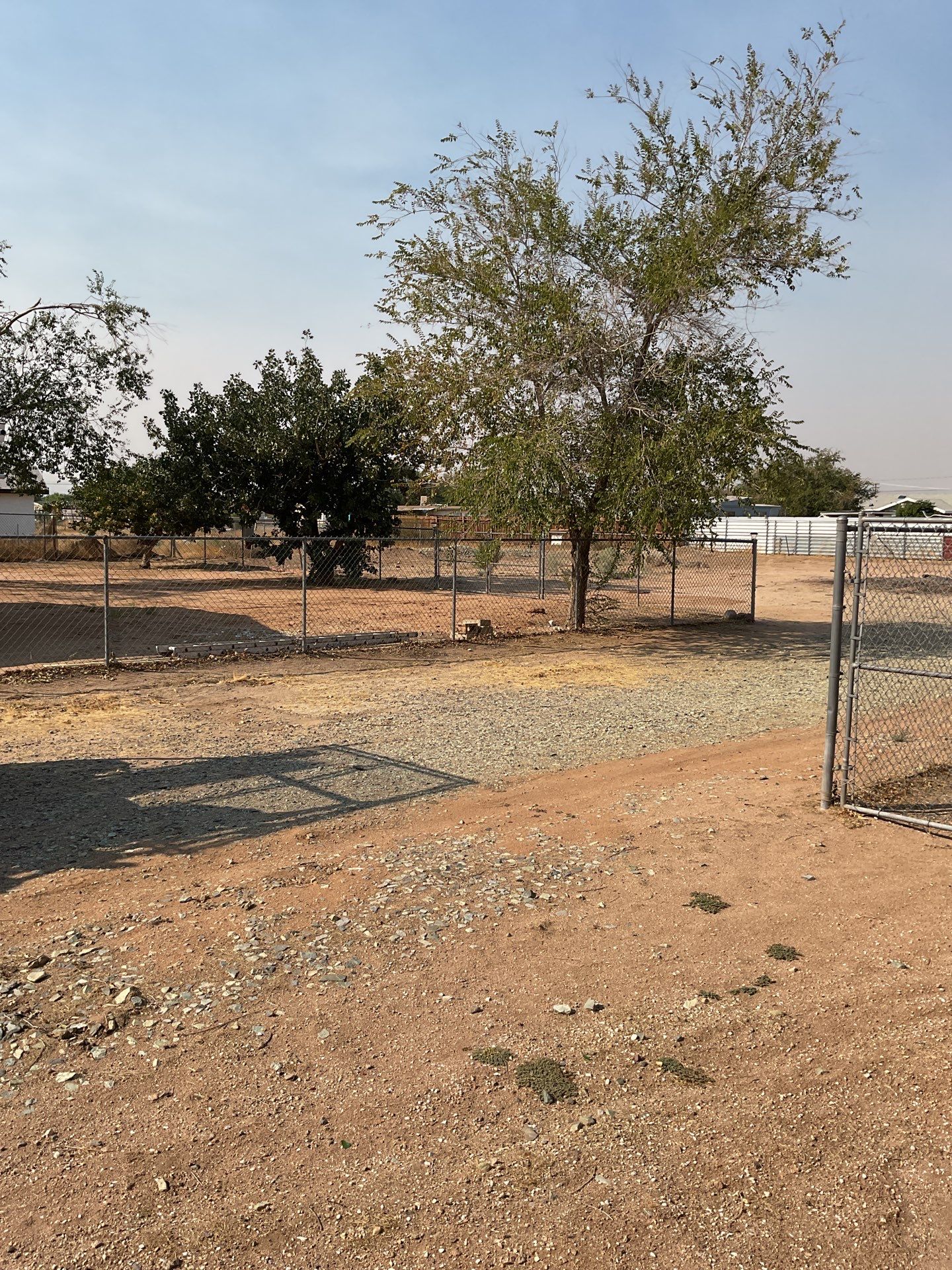 Gate installation using chain -link by Fence Guys Inc.