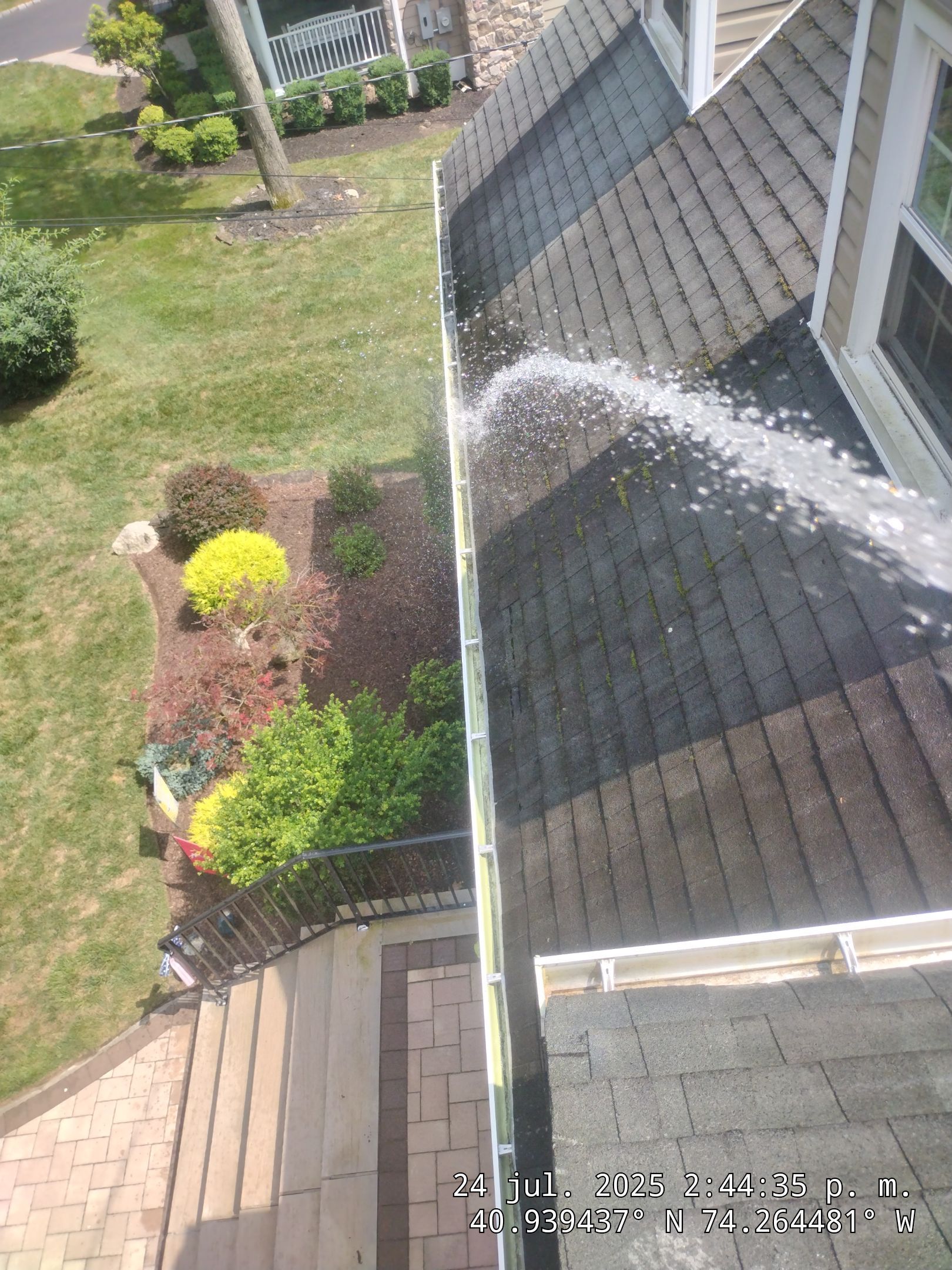 Comprehensive Residential Gutter Cleaning and System Flush in Wayne by NJ Home Maintenance Services