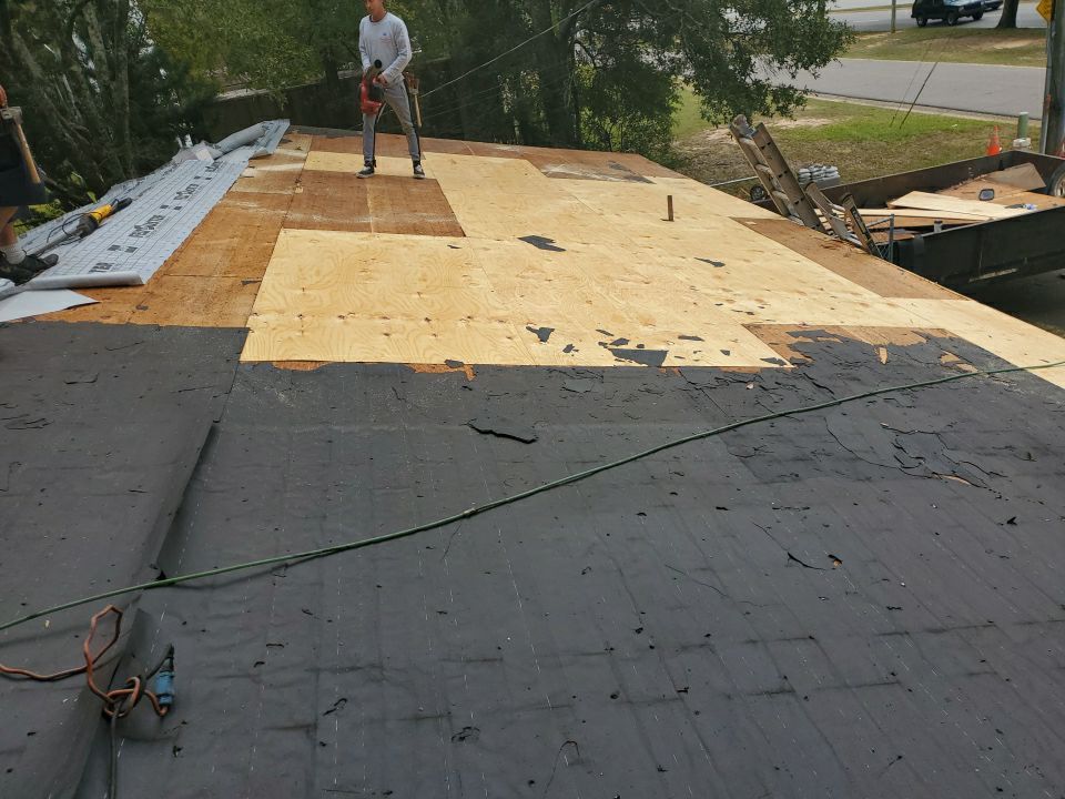 Residential Roofing Installation using Roof Replacement by American Roofing & Construction LLC