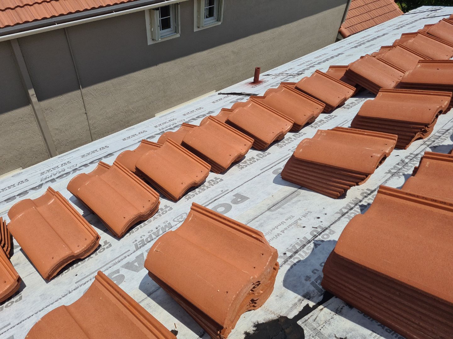 Residential Roofing Installation using Eagle Roofing Tile by BLUES BROTHERS ROOFING