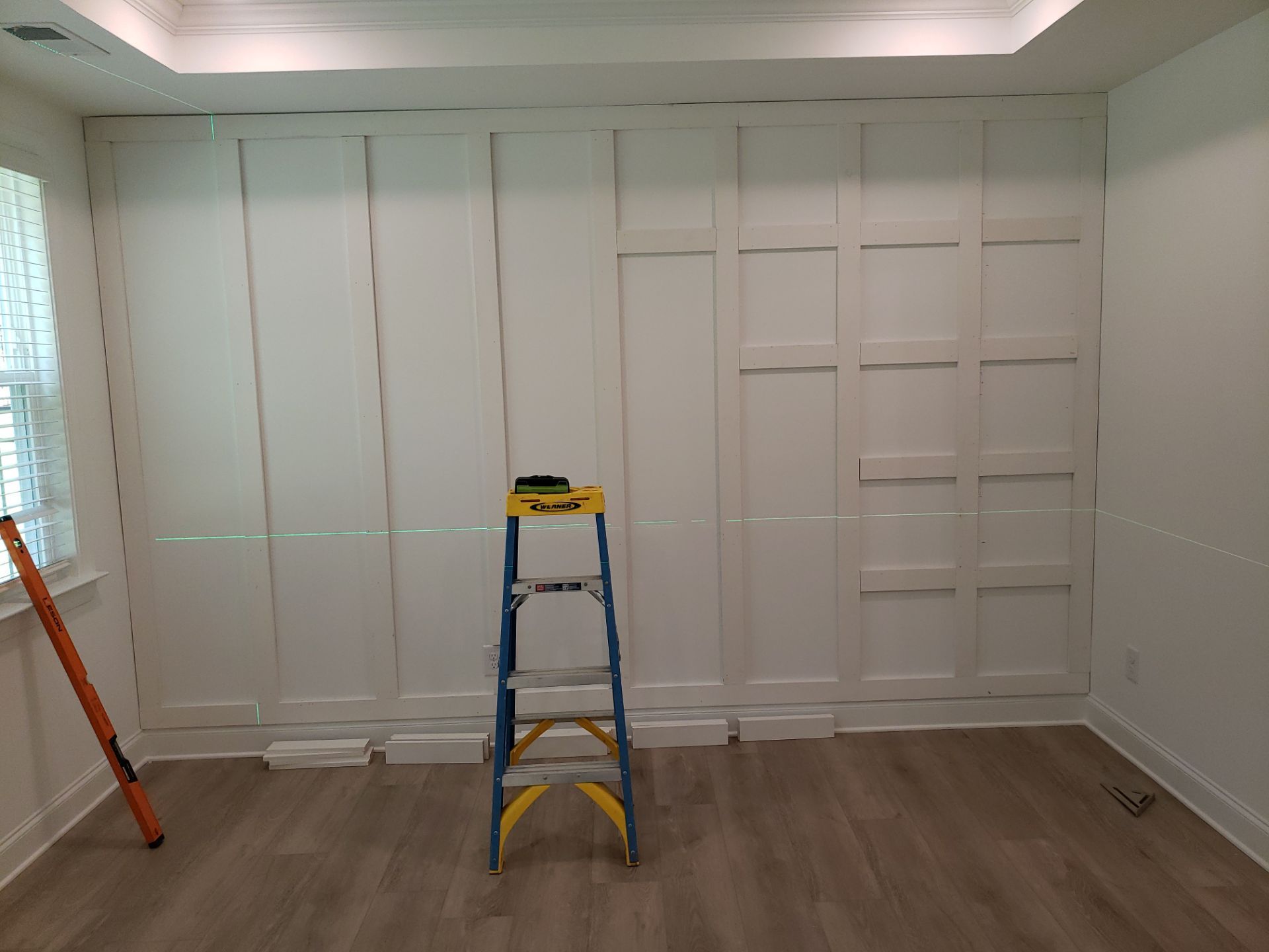 Three Custom Accent Walls Completed for a Repeat Customer by A Step Above Handy LLC