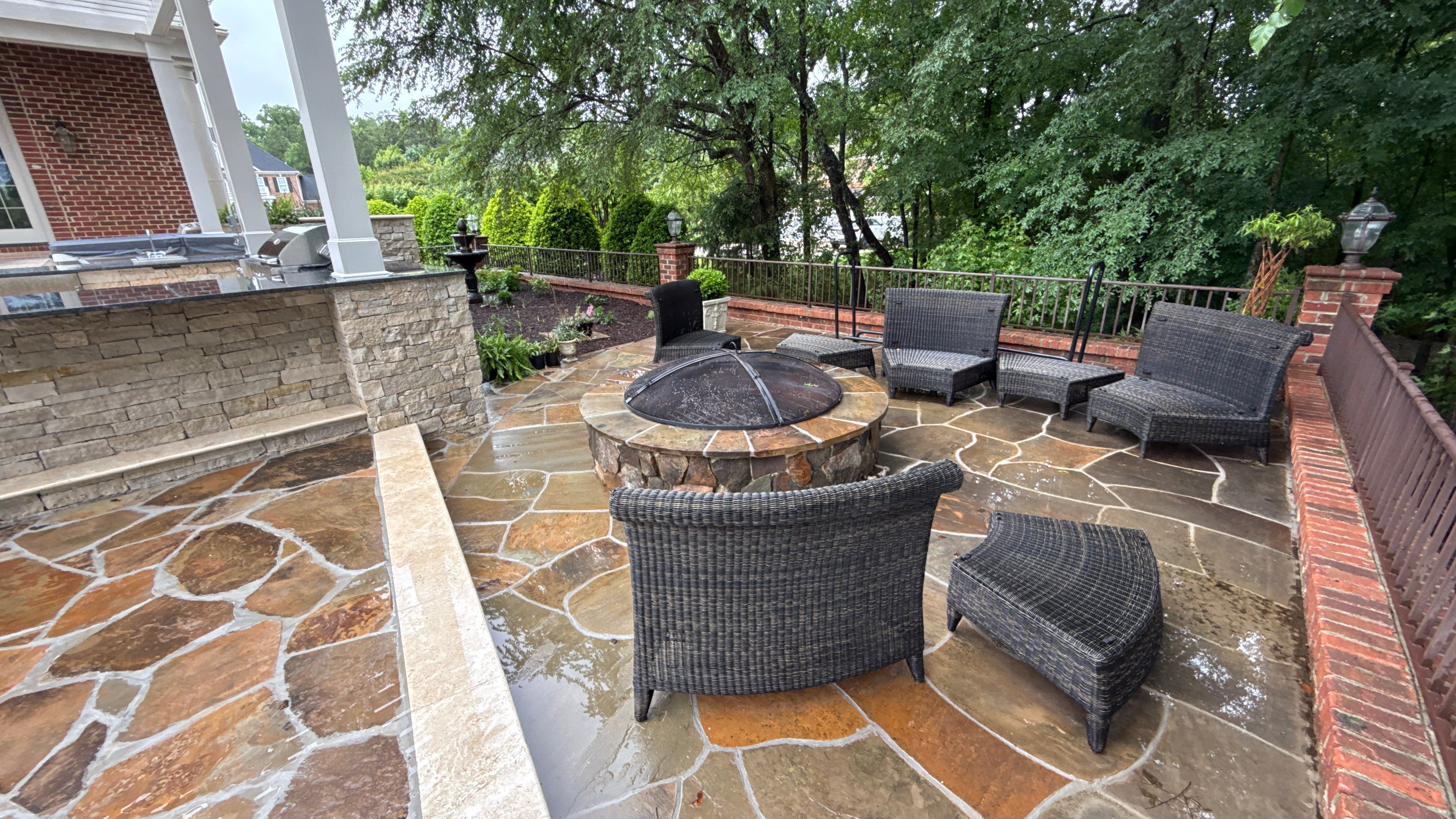 Rivers Bend Backyard BBQ by Commonwealth Curb Appeal