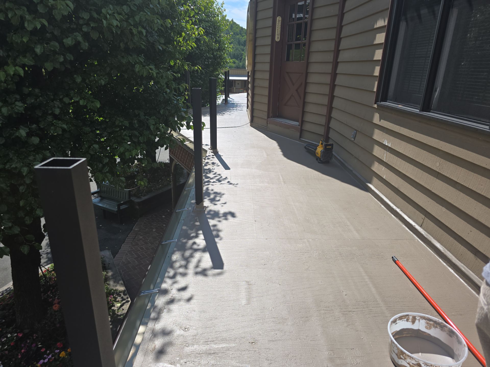 Tweetsie Railroad Balcony by Omnia Roofing