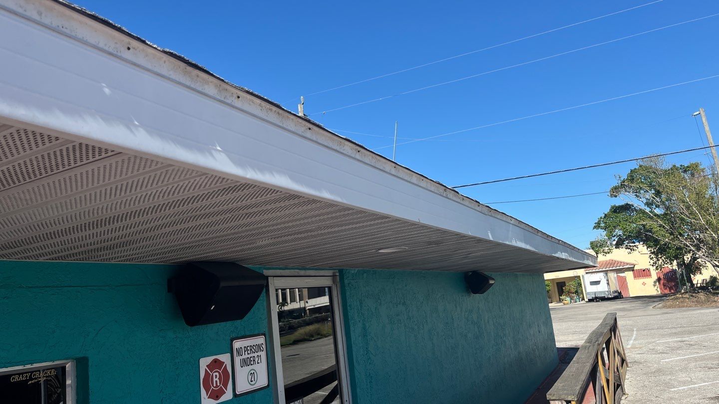 Aluminum Vented Soffit and Aluminum Fascia Punta Gorda FL by Gutter Professors