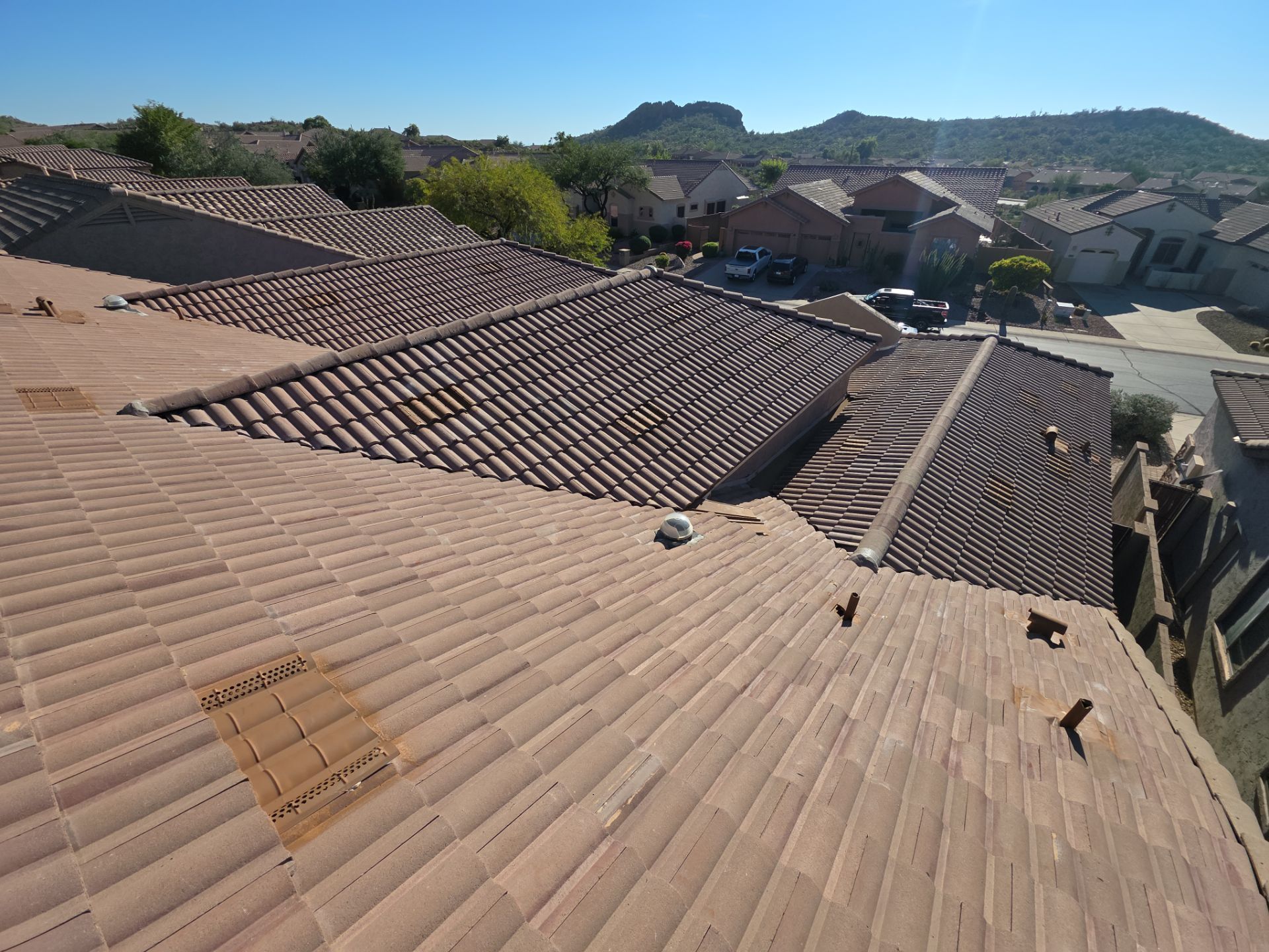 Gold Canyon Tile Reset  by Weather-Tite Roofing