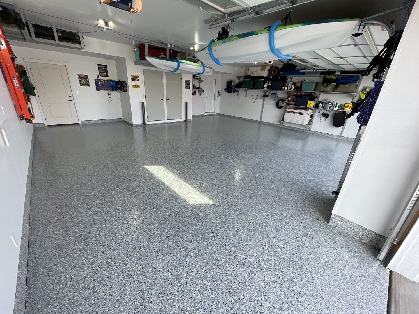 Garage Transformation using Tidal Wave by Croc Coatings, LLC