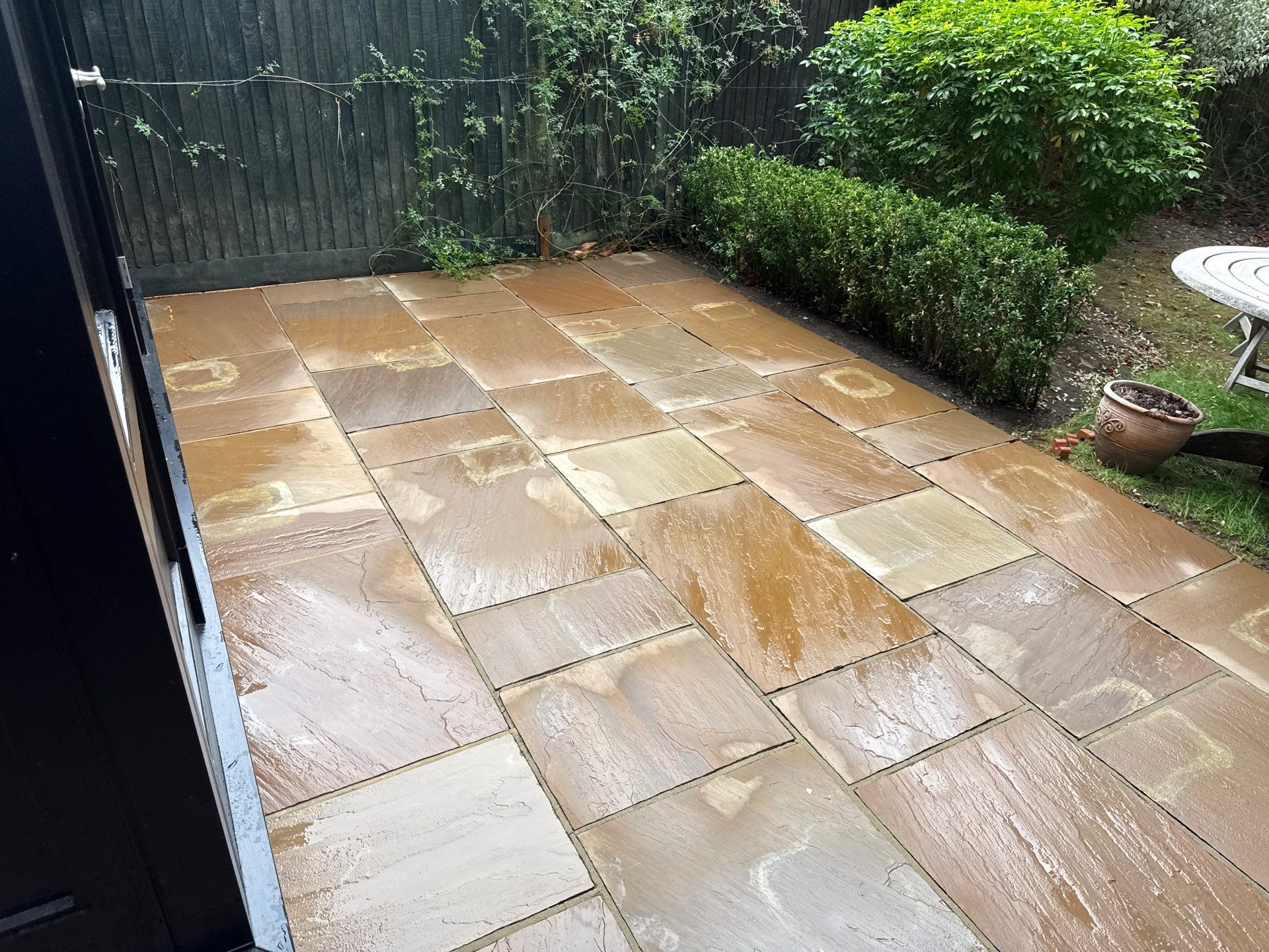 Professional Driveway and Natural Stone Patio Cleaning in Surbiton by Ges Exterior Cleaning ltd
