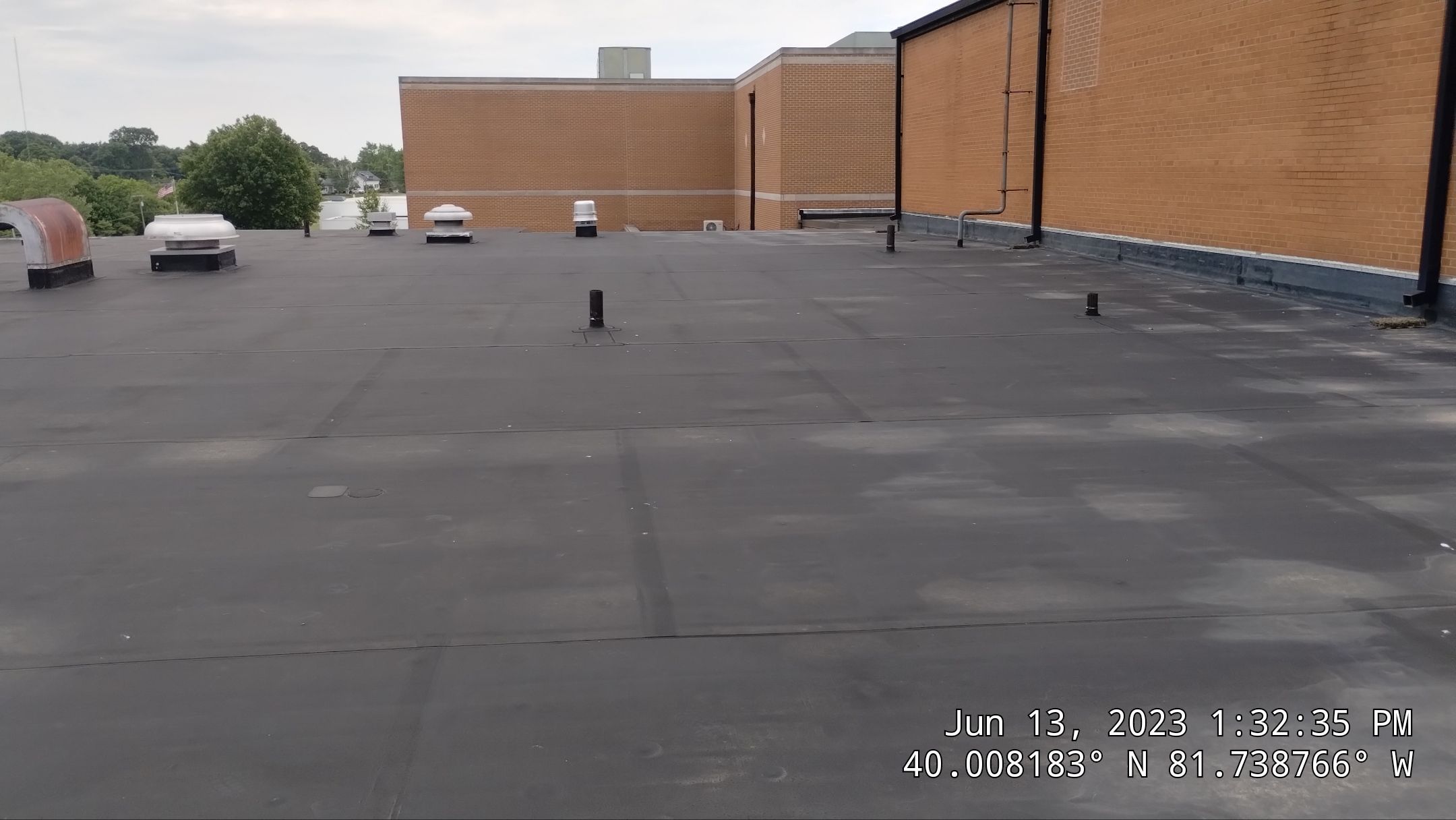 John Glenn High school Roof Install by Gold Star Roofing LLC 