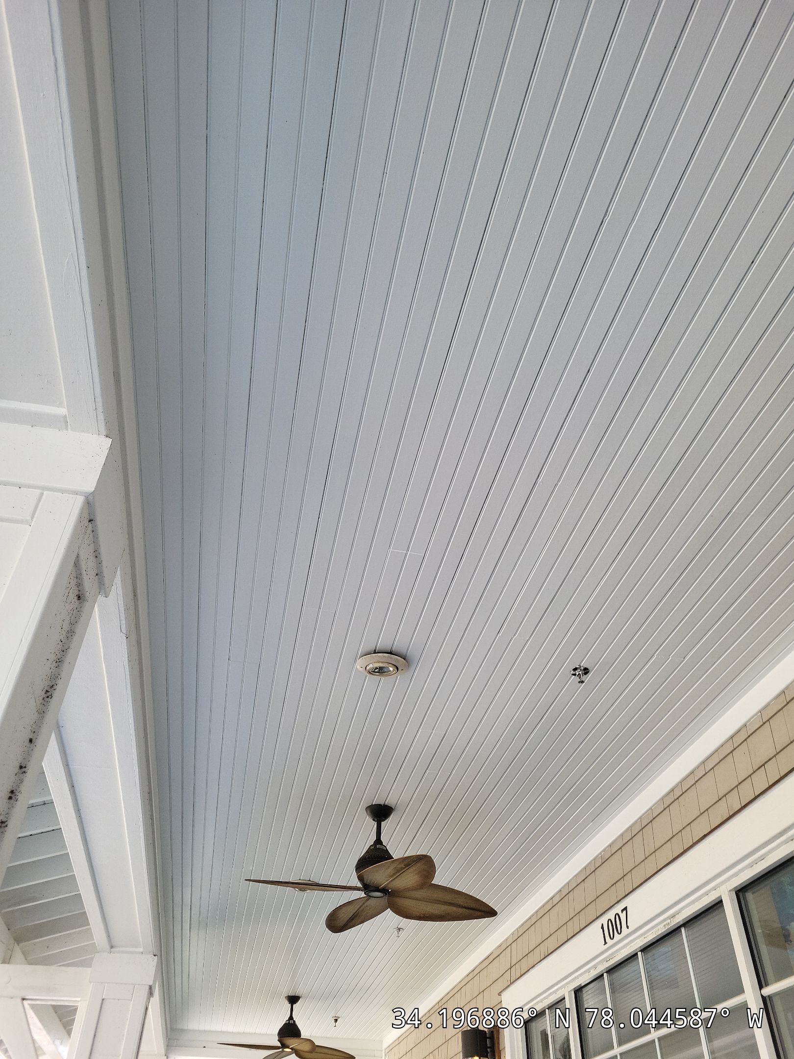 Brunswick Forest Sales Center Porch Ceiling Repair in Leland, NC by RGR Construction and Roofing, LLC