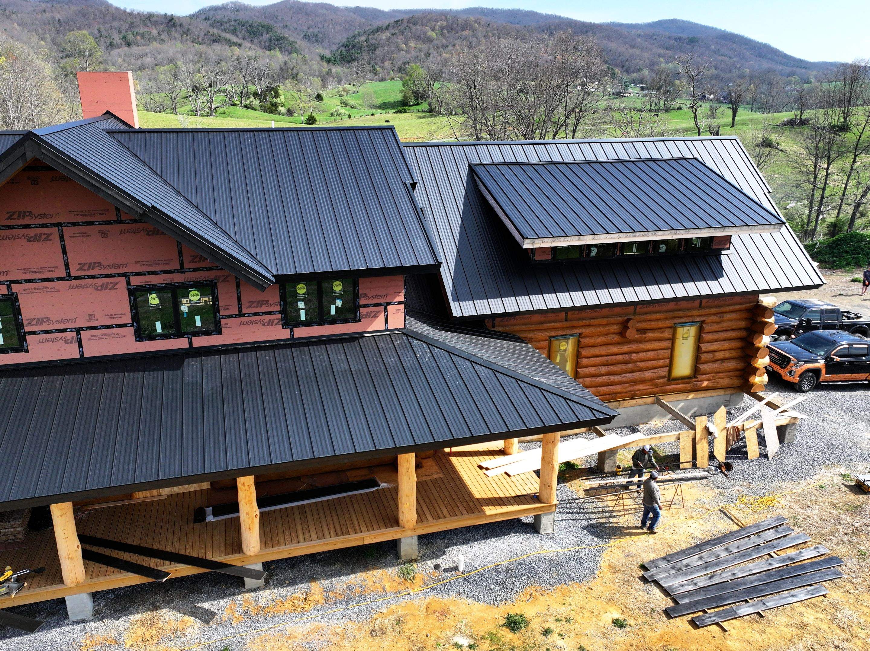 Black Frost Standing Seam by Omnia Roofing