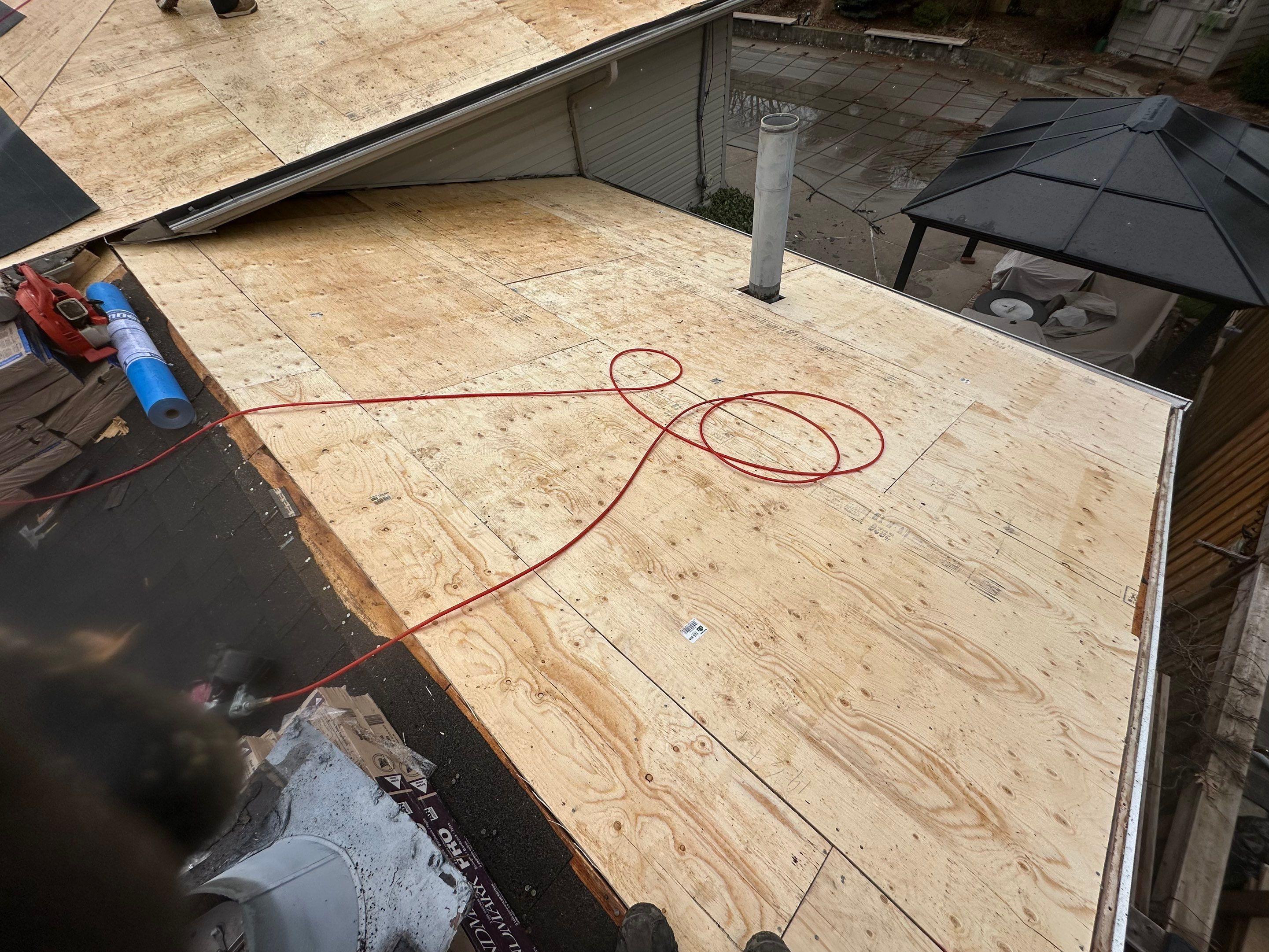 Project in Burlington by The Roofing Crew