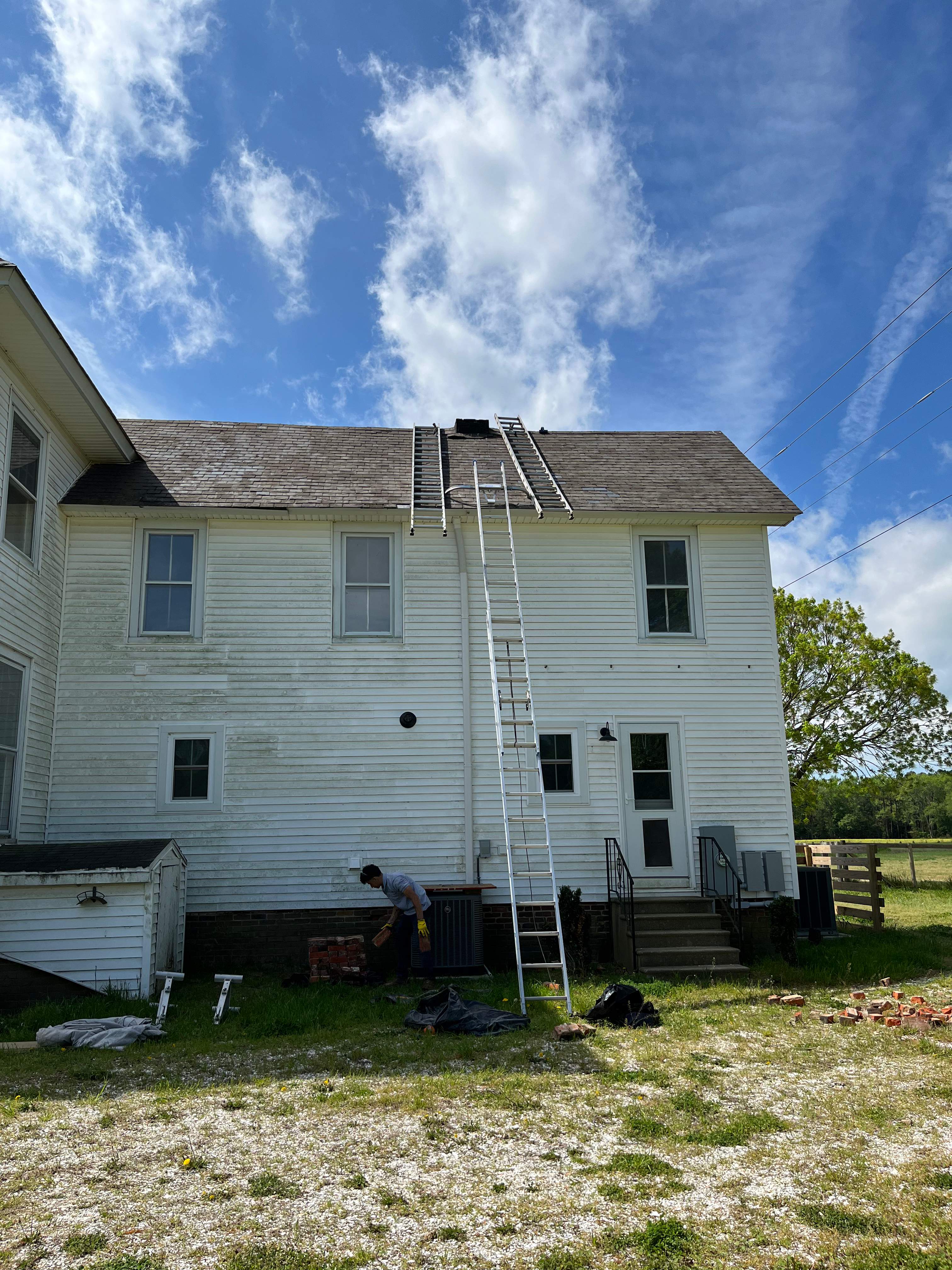Wood Stove Installation and Fireplace Build by Premier Chimney and Roofing