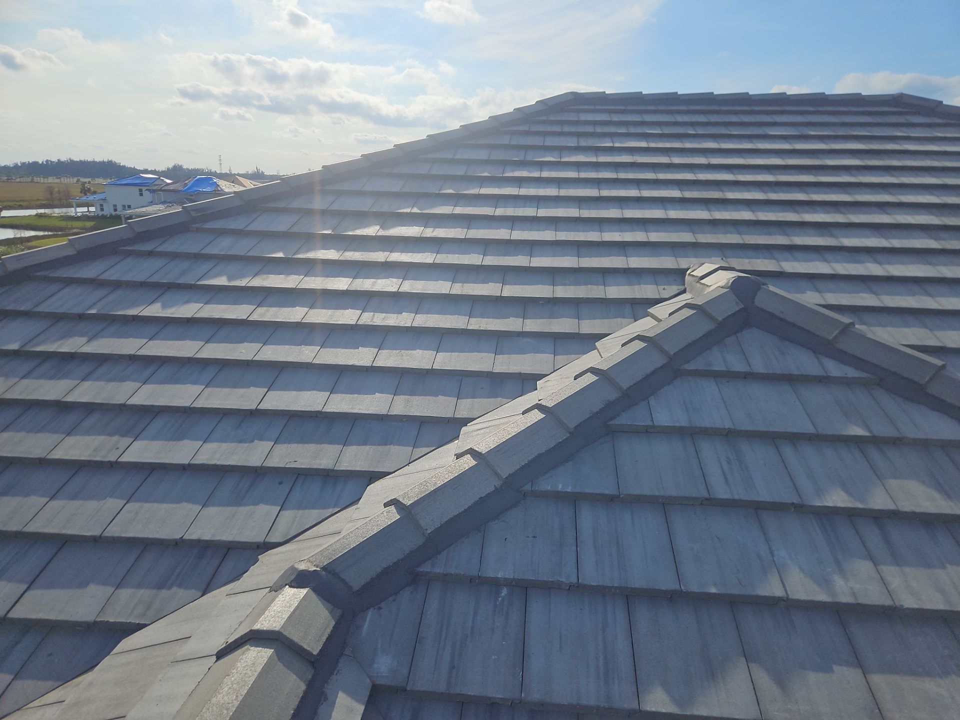 Residential Roofing Installation using Eagle Roofing Tile by BLUES BROTHERS ROOFING