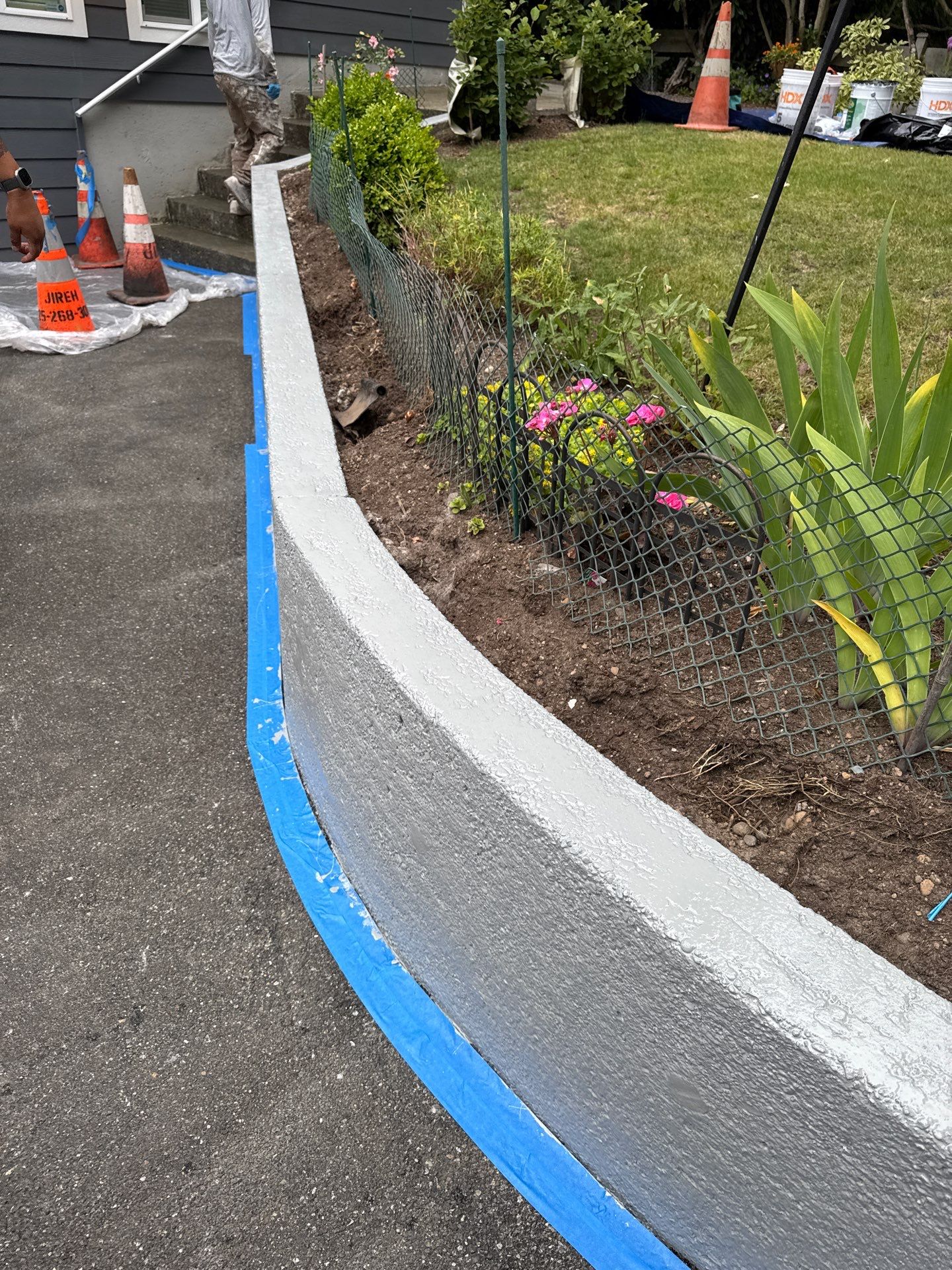 Epoxy Stairs & Sealcoat Driveway Application by Jireh Asphalt & Concrete Inc 