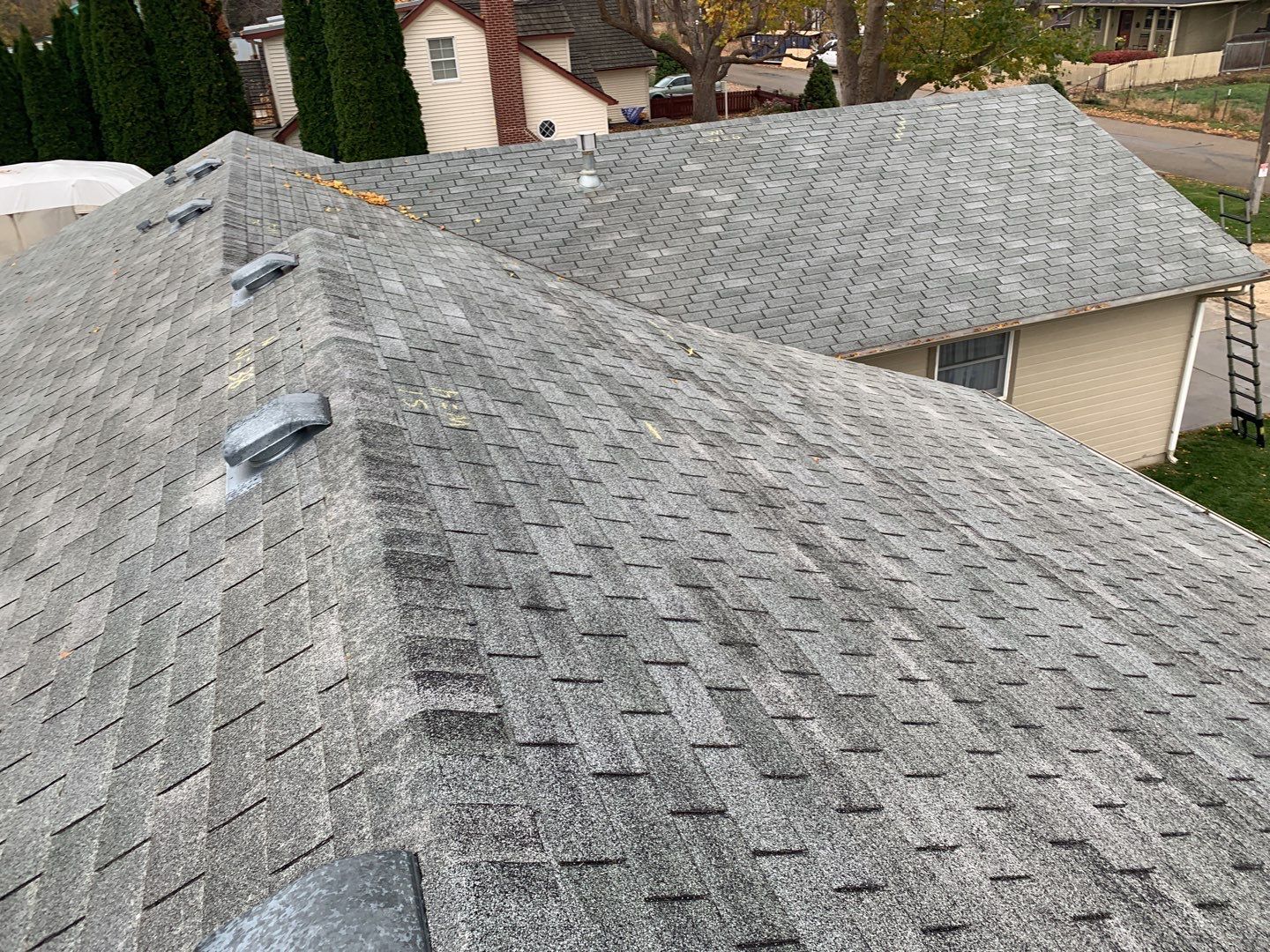 Star Idaho Single level roofing replacement using Duration Brownwood by ID Roofing LLC