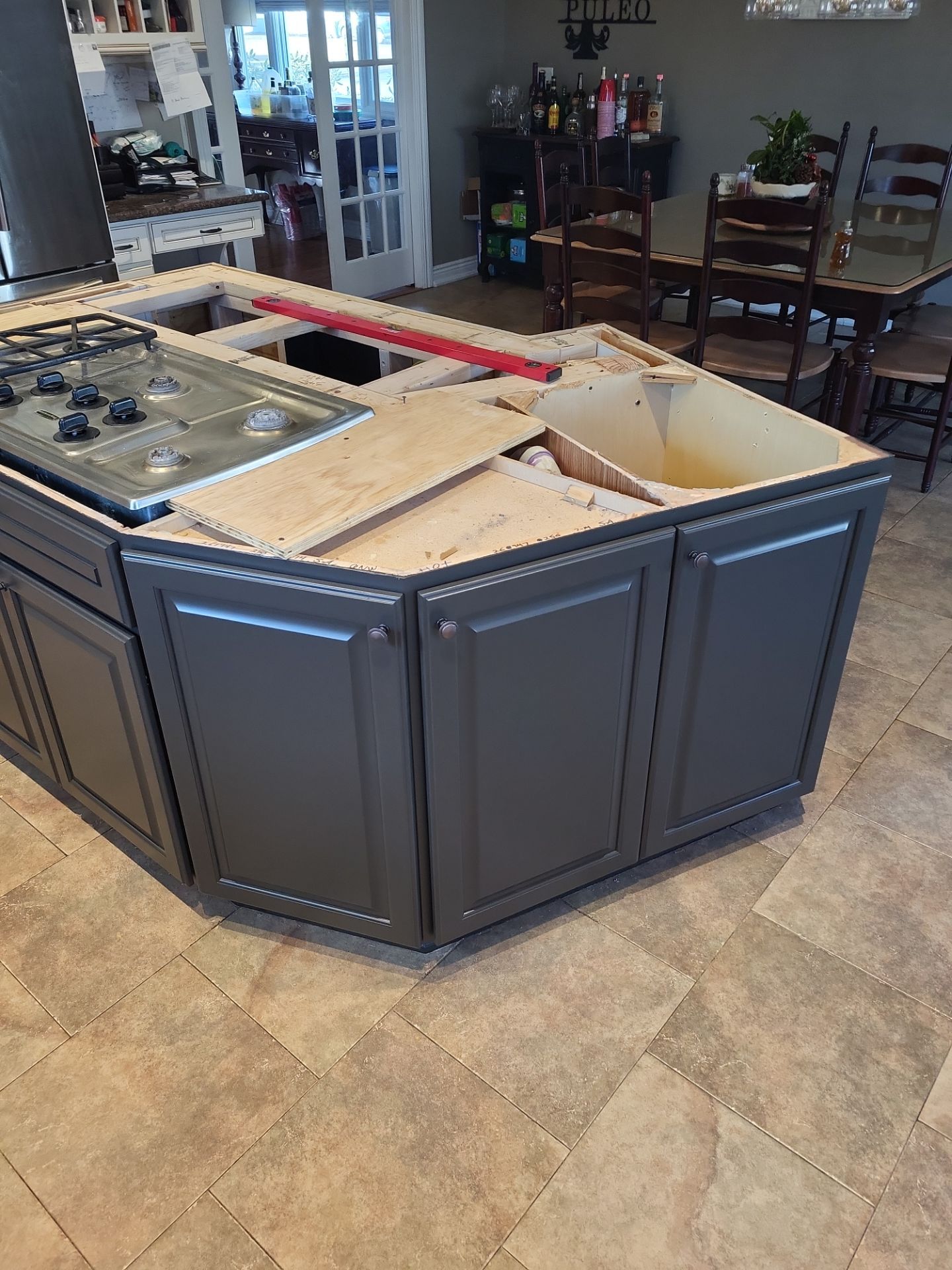 Custom Island Remodel by Spectrum Painting, LLC
