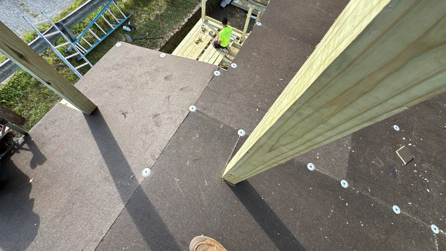 EPDM Flat Roof Installation with ISO Board on Existing Structure by Sensible Home Solutions