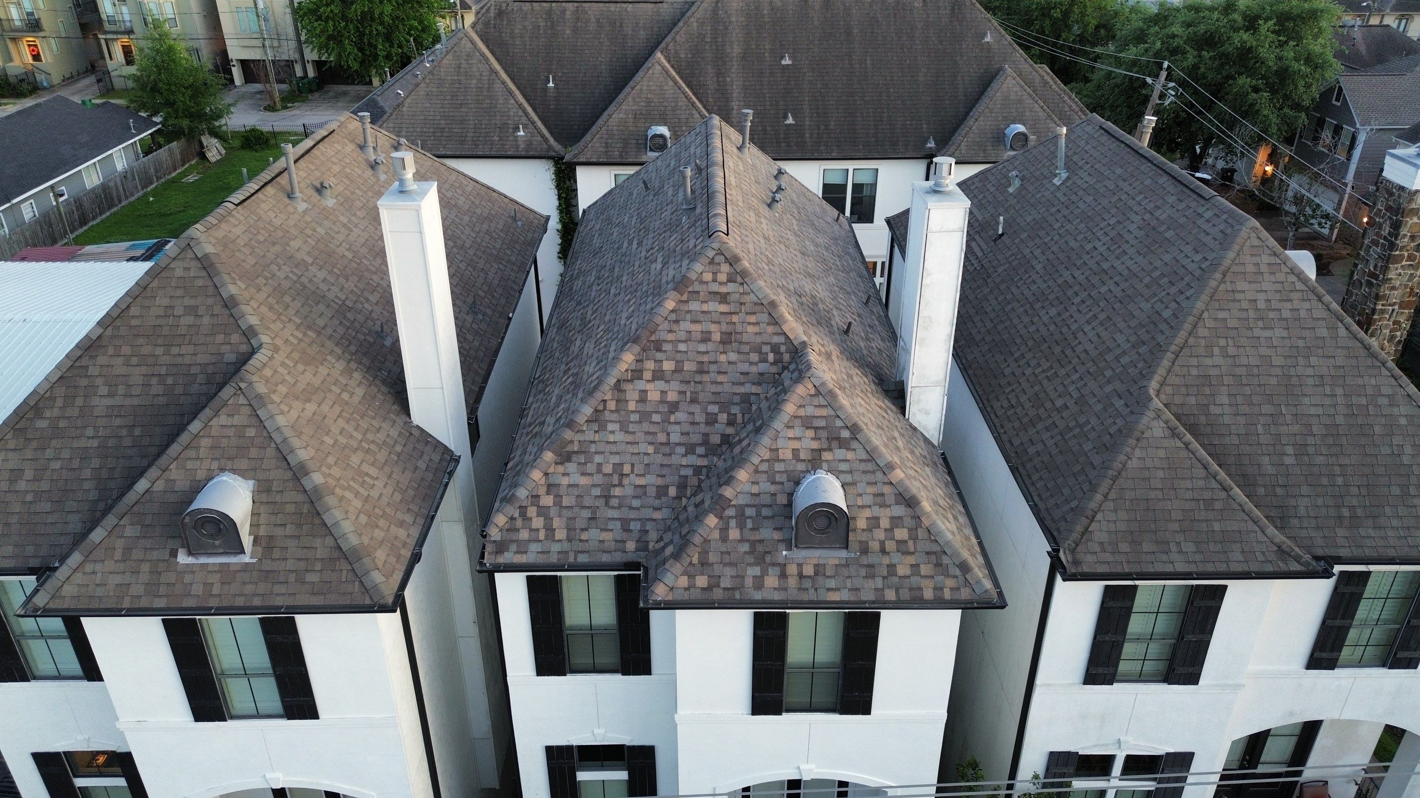 Roof Replacement using IKO Nordic in the Heights! by Core Four Roofing