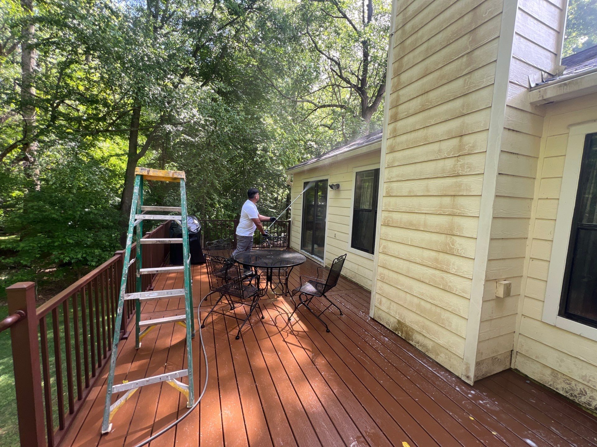 Complete Deck Reconstruction and Railing Upgrade in Alpharetta, Georgia by Swift Home Renovations 