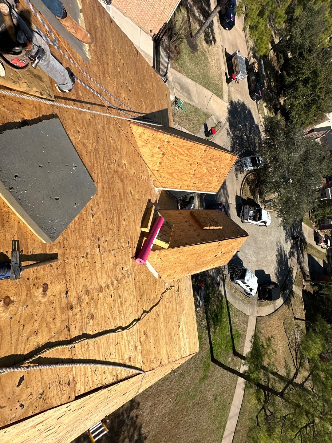 Residential Roofing Installation using Owen's Corning Duration (Lifetime) Shingles by Roof Repair Company