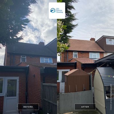 Roof Clean - Moss Removal using Honda 15lpm Low Pressure Washing Machine