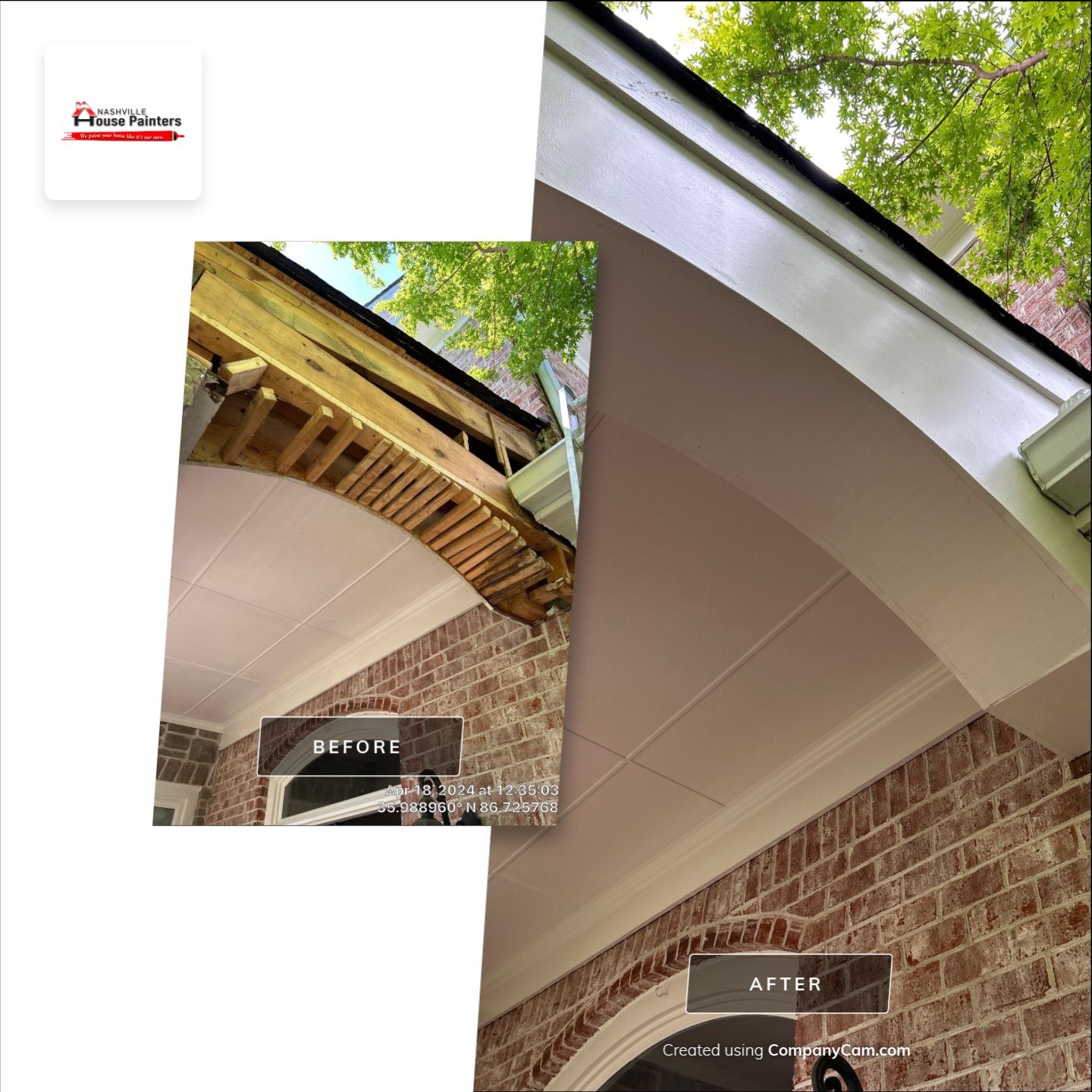 Brentwood - Sunset Rd. Exterior  by Nashville House Painters 