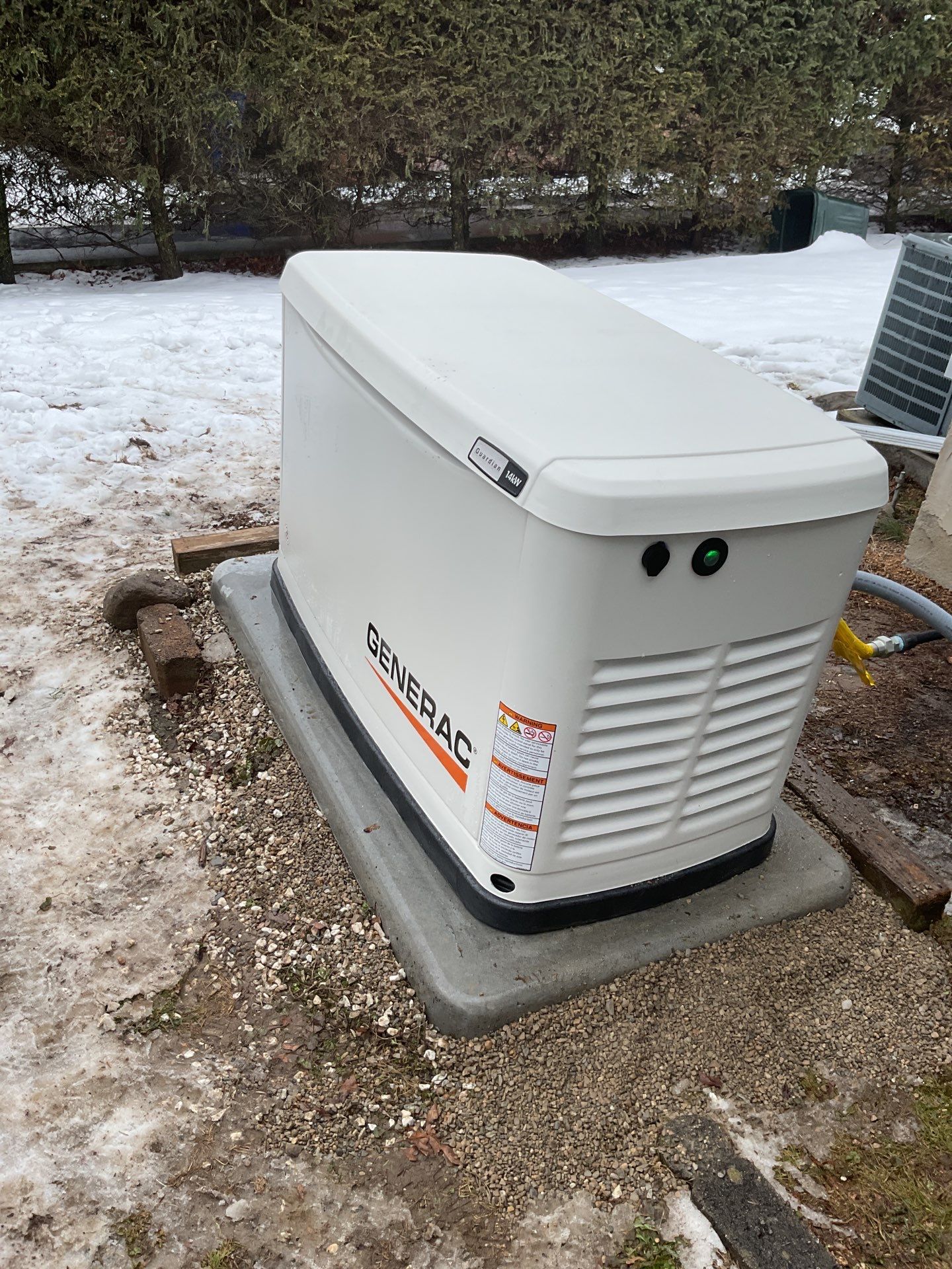 ZAM Services Installs Generac Generator with Gas Line by ZAM Electric