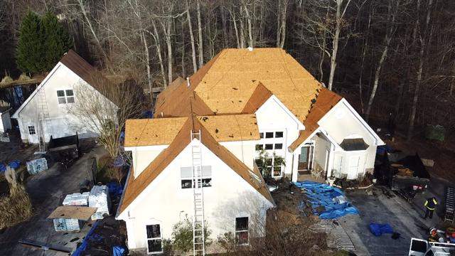 Reroof paid for by the insurance company. by Galian Roofing LLC