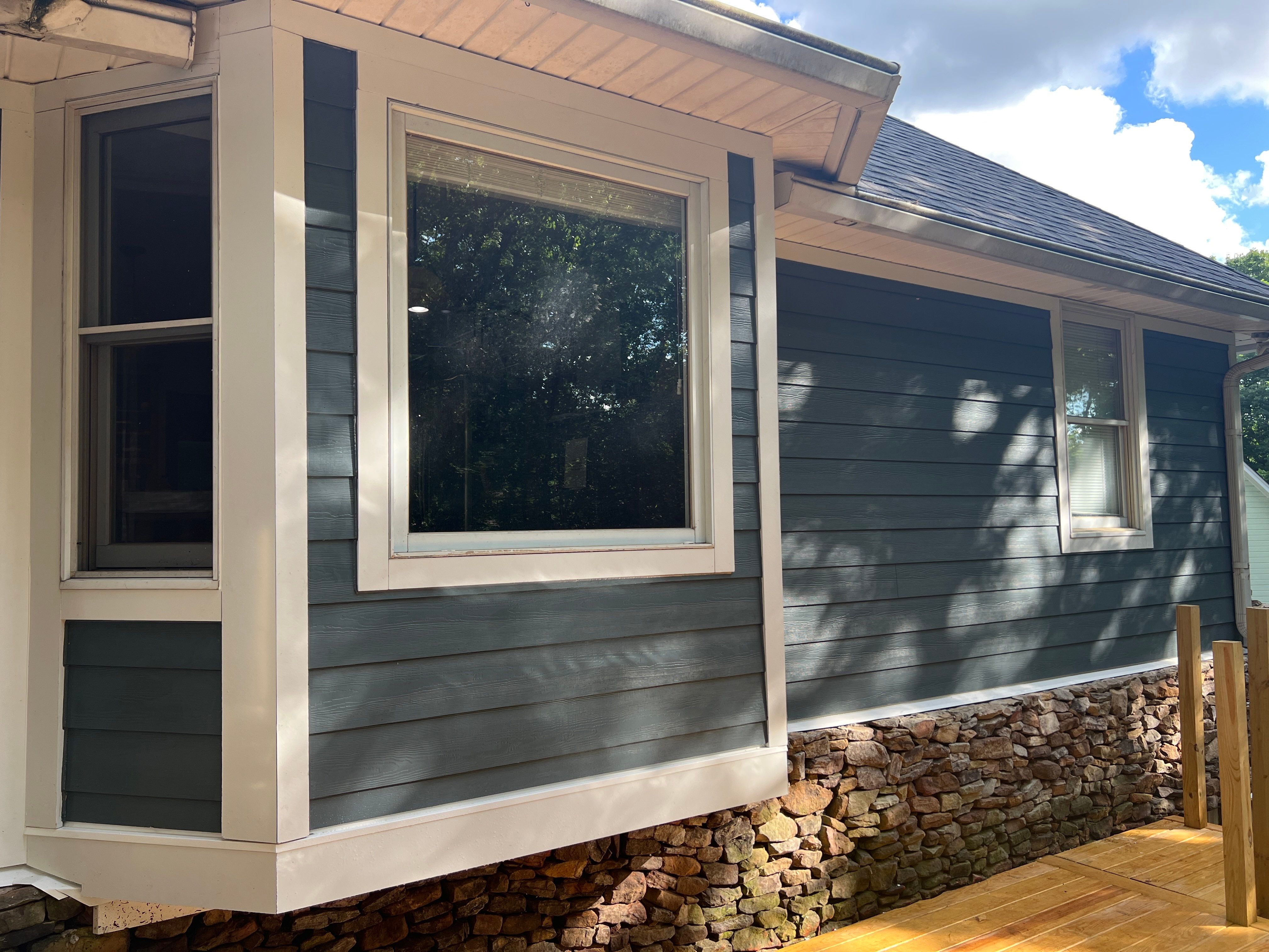 EIFS Replacement Using Hardie Plank by Freedom Exteriors