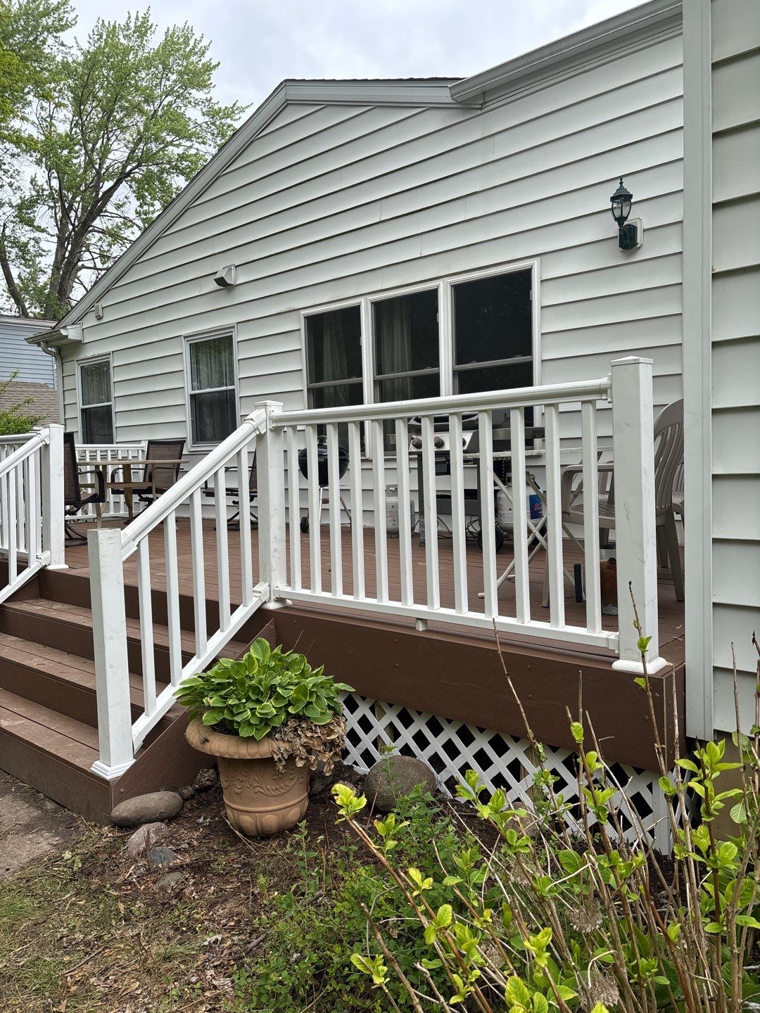Composite Deck Upgrade by 42 North Construction, LLC.