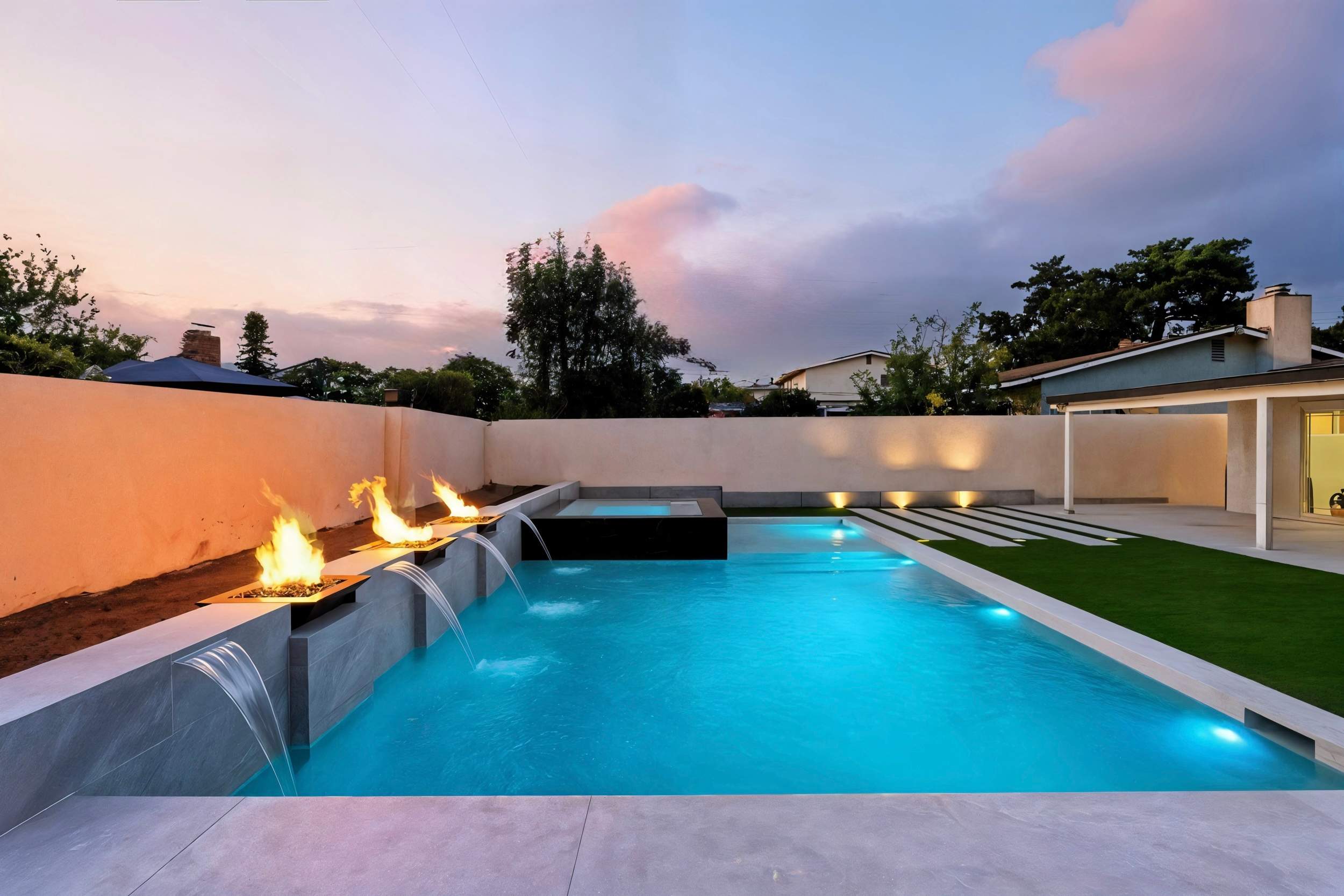 Paso Robles Pool & Spa, & Backyard by Lax Home Inc 