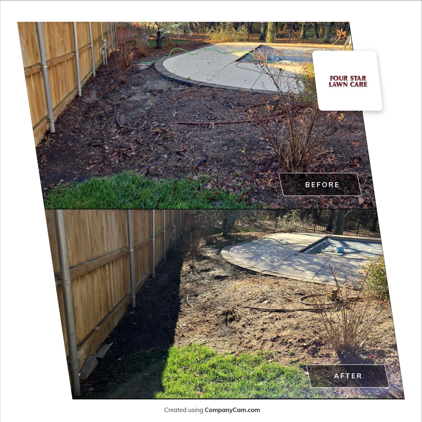 Project in Wichita by Four Star Lawn Care