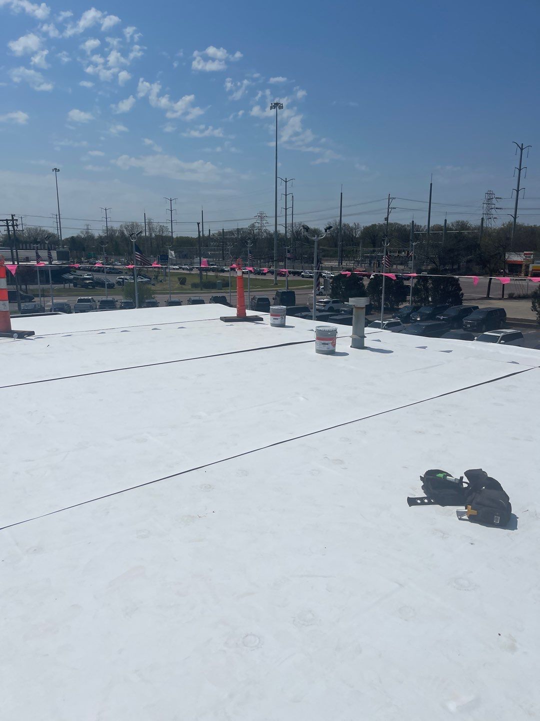 Ford Dealership - Re-Roof by Pink Roofing