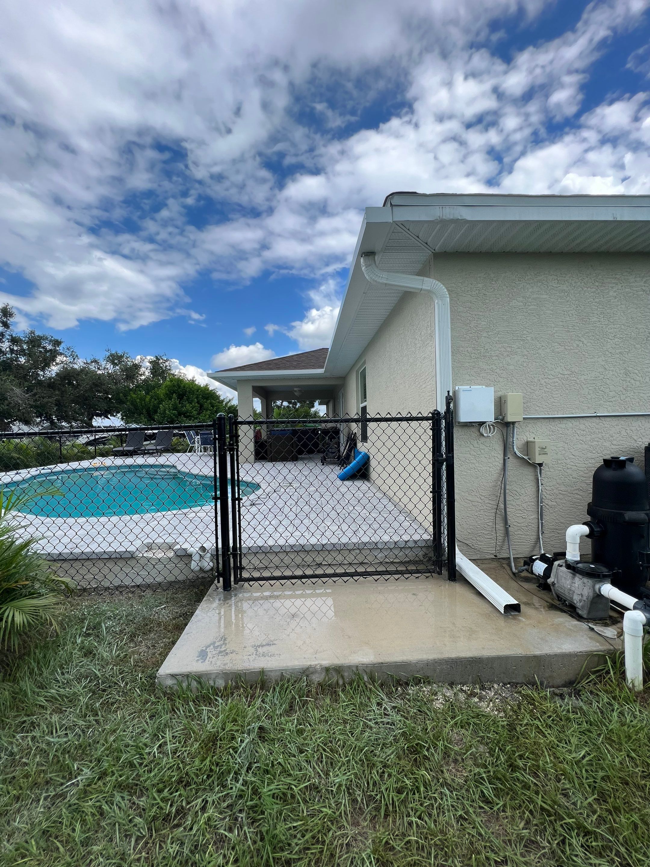 Chain-link Fence Installation using Chain-link Fence by Asap fence and gates, LLC