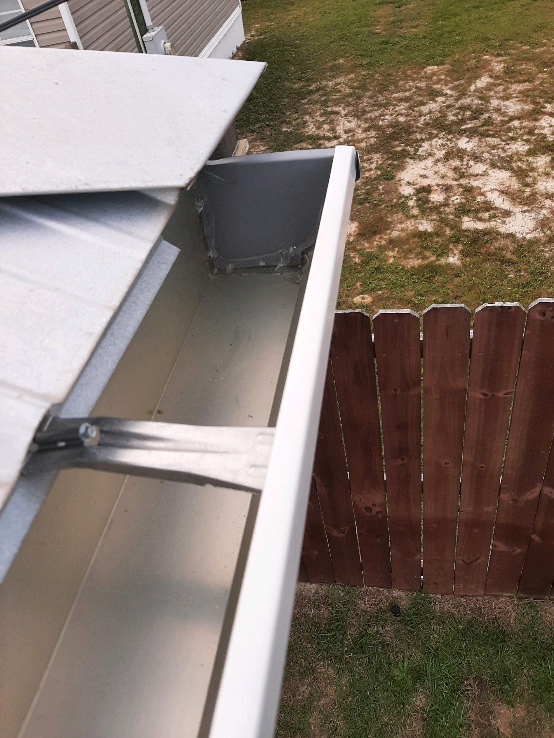 Seamless Gutter Installation using White K-Style Gutters by Gutter Professors