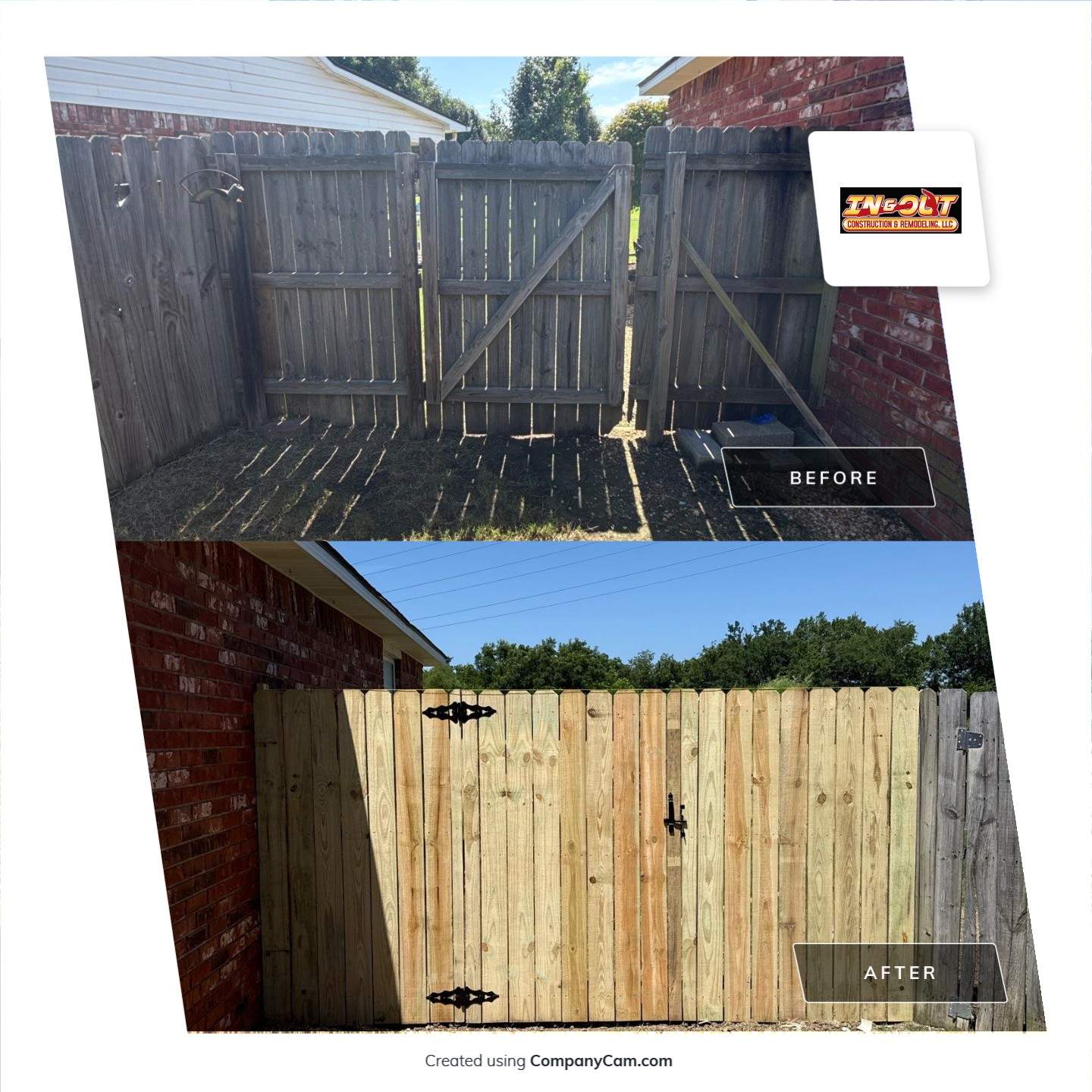 Privacy Fence by In & Out Construction & Remodeling, LLC