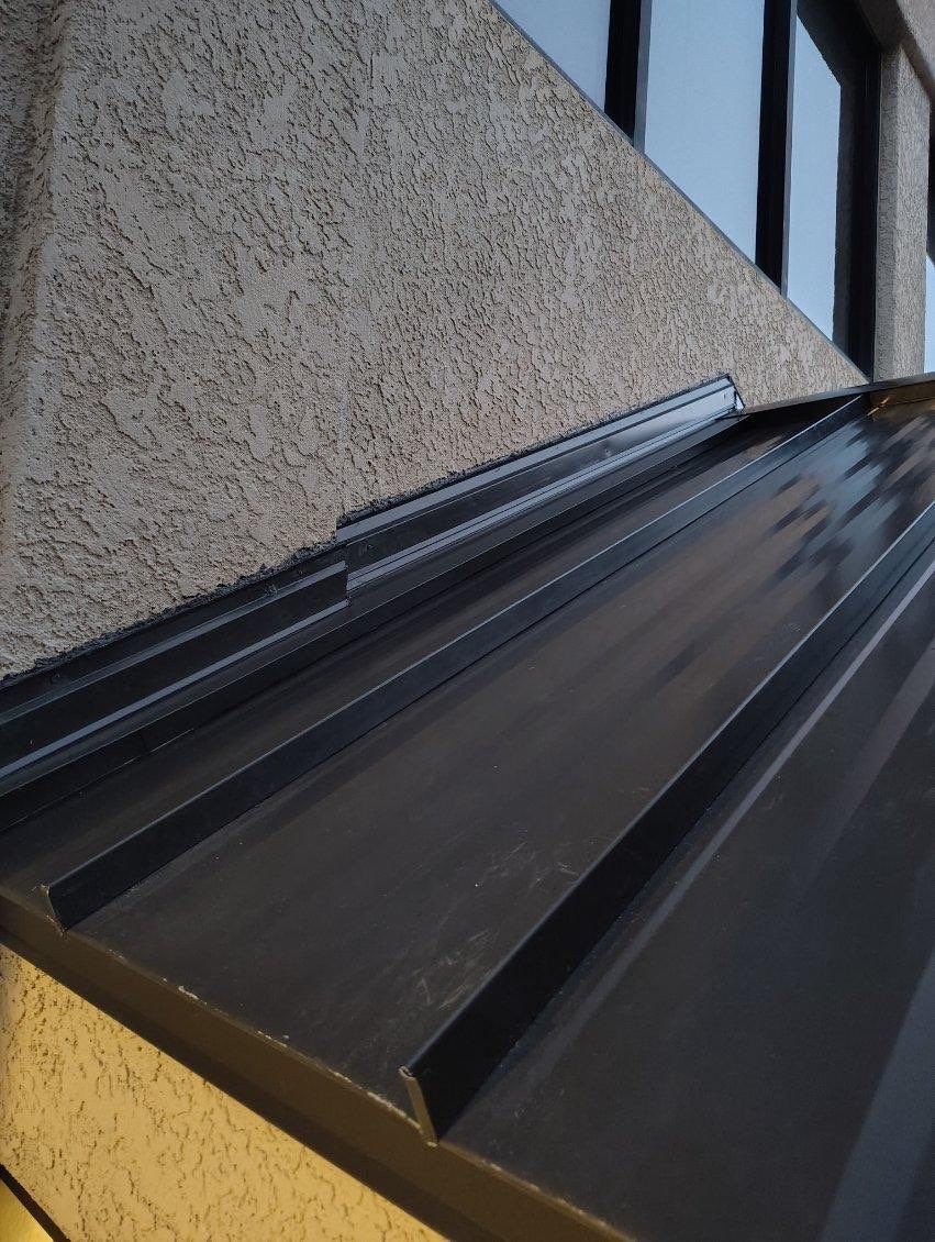 Midnight Black Standing Seam by Reimagine Roofing