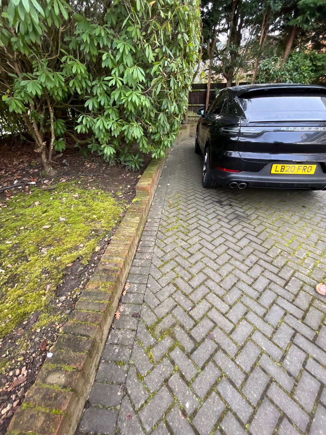 Driveway - Patio - Render Clean using honda 21 ltr/min by Ges Exterior Cleaning ltd