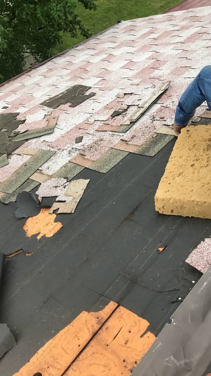 Residential Roof Replacement using Owens Corning Duration, Colonial Slate by Absolute Roofing and Construction