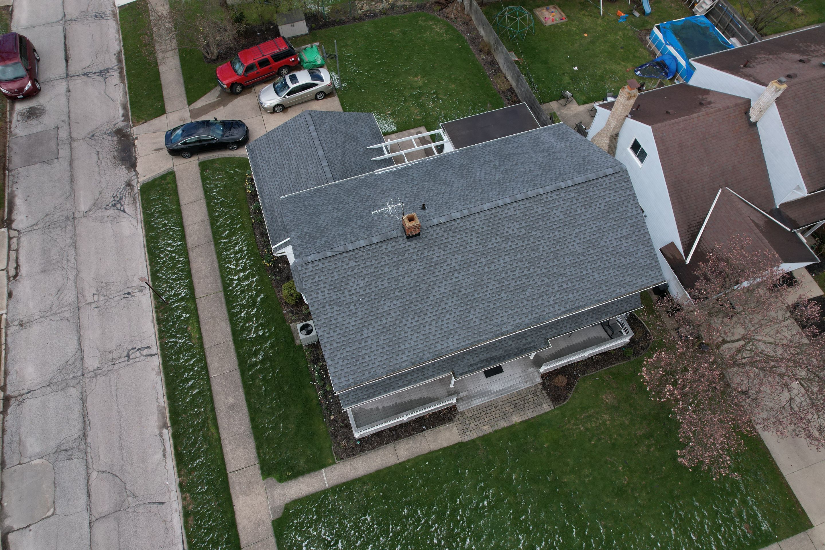 Storm Restoration - Roof Replacement using GAF HDZ Pewter Gray by Atlas Roofing & Restoration