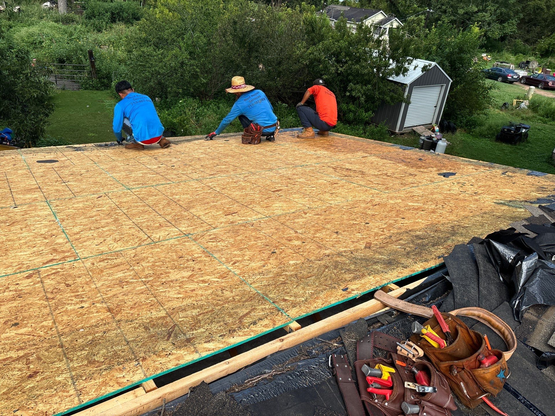 Residential Roofing Installation using Owen's Corning Duration (Lifetime) Shingles by Roof Repair Company