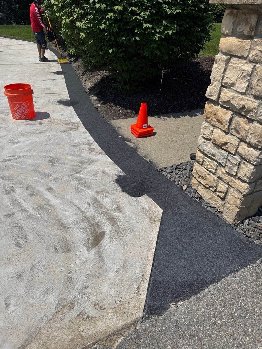 Driveway Walkway Patio Project in Canonsburg by Floors in a Day, Inc