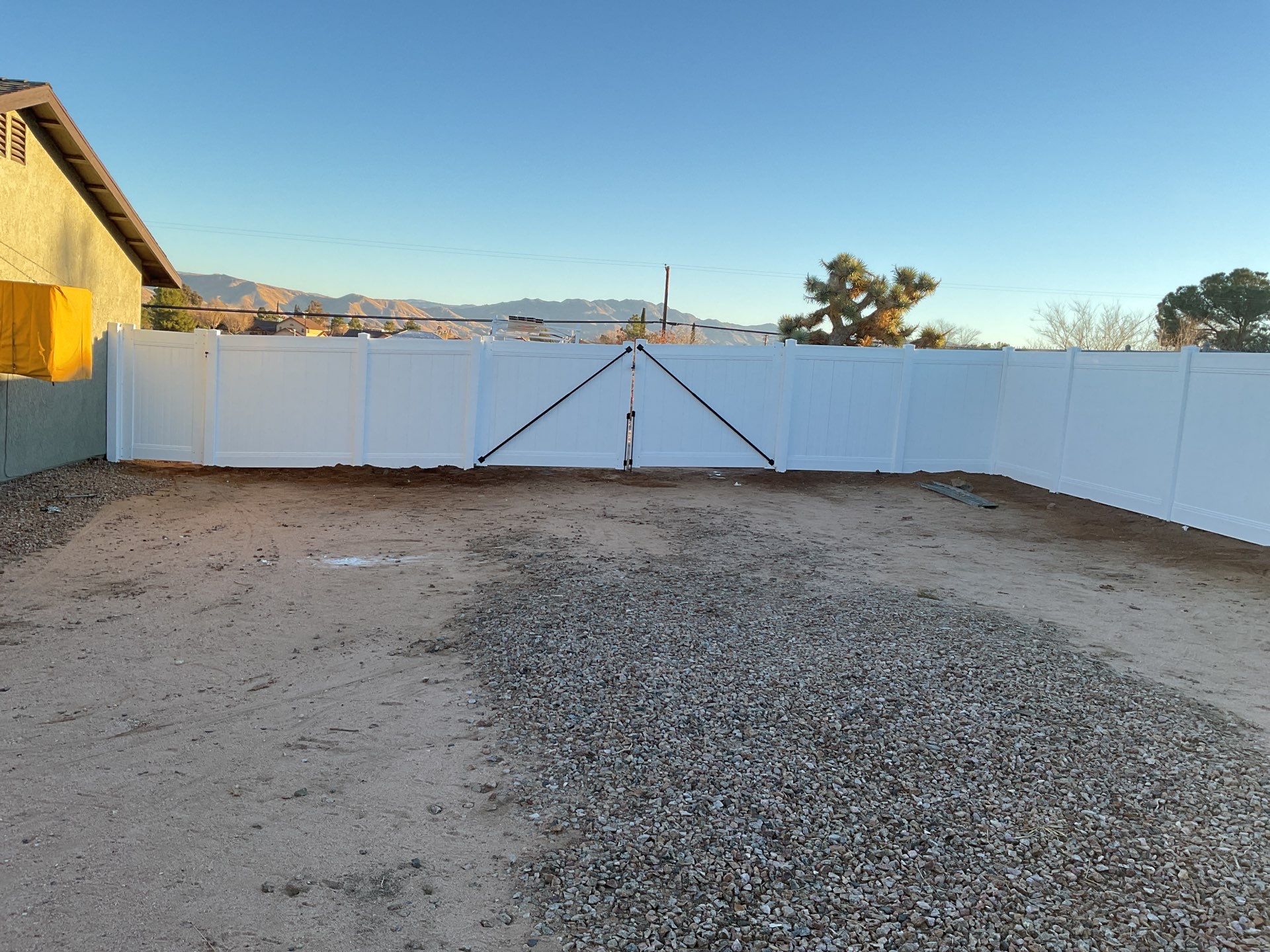 Replacement of old chain link fence by Fence Guys Inc. 