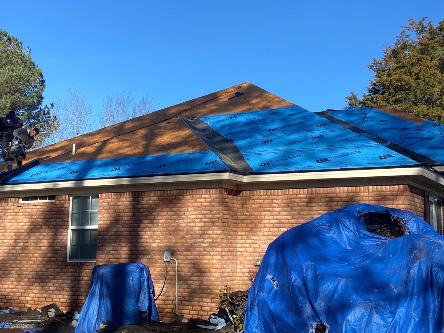 Residential Roofing Installation using Owens Corning by Inspector Roofing and Restoration